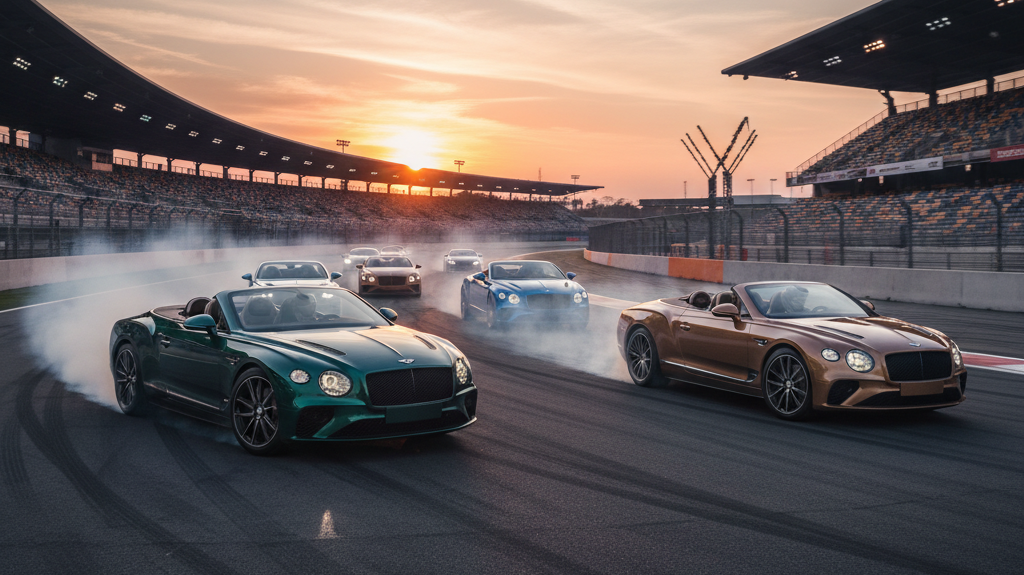 Editorial, photo-realistic HERO for an automotive daily news article titled "Bentley Continental GT Supersports Debuts with 657 HP and RWD – Daily Car