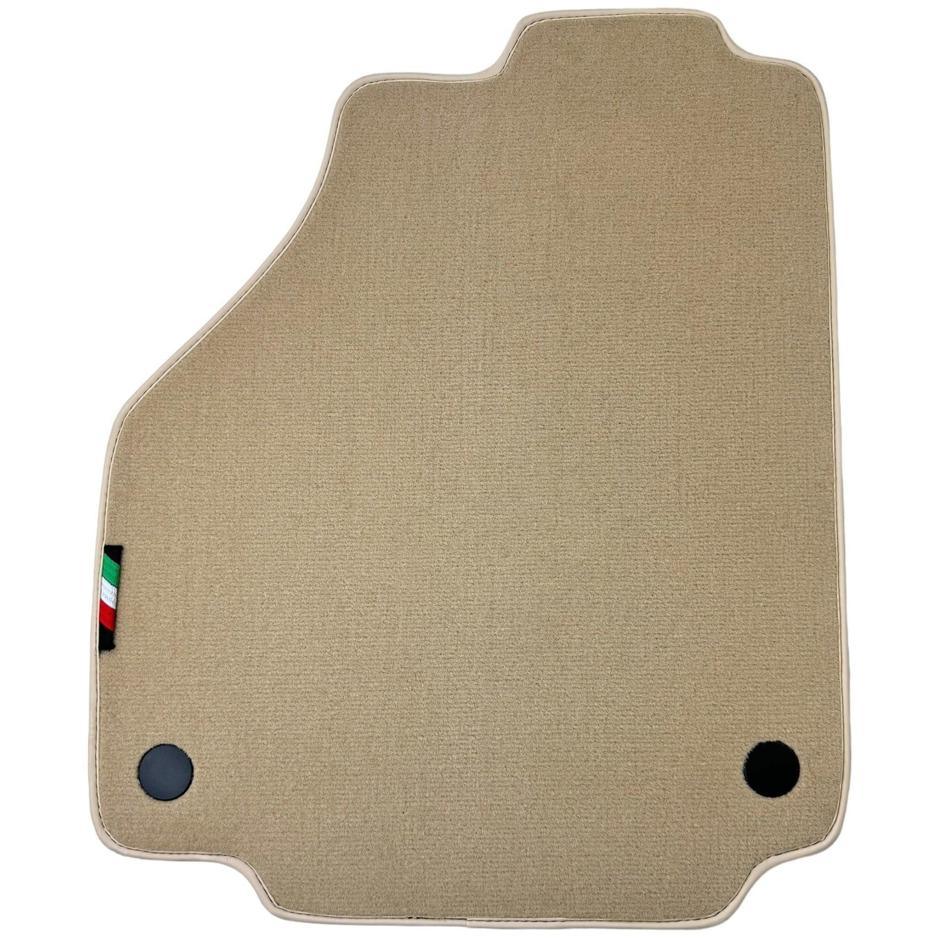 Beige Floor Mats for Ferrari 488 GTB (2016-2022) | Italian Edition - AutoWin