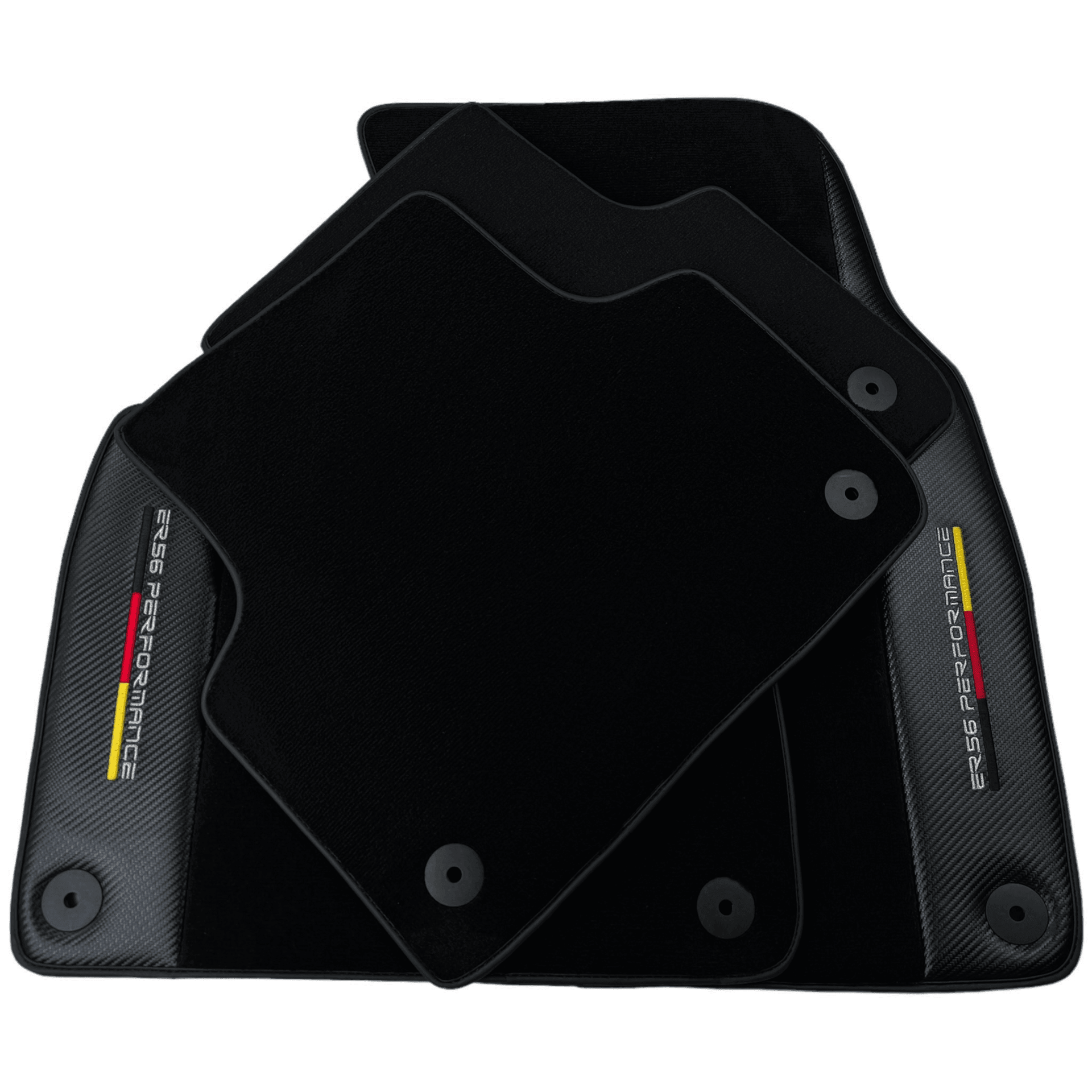Black Floor Mats for Porsche Classic 911 (1963-1989) with Carbon | ER56 Performance - AutoWin