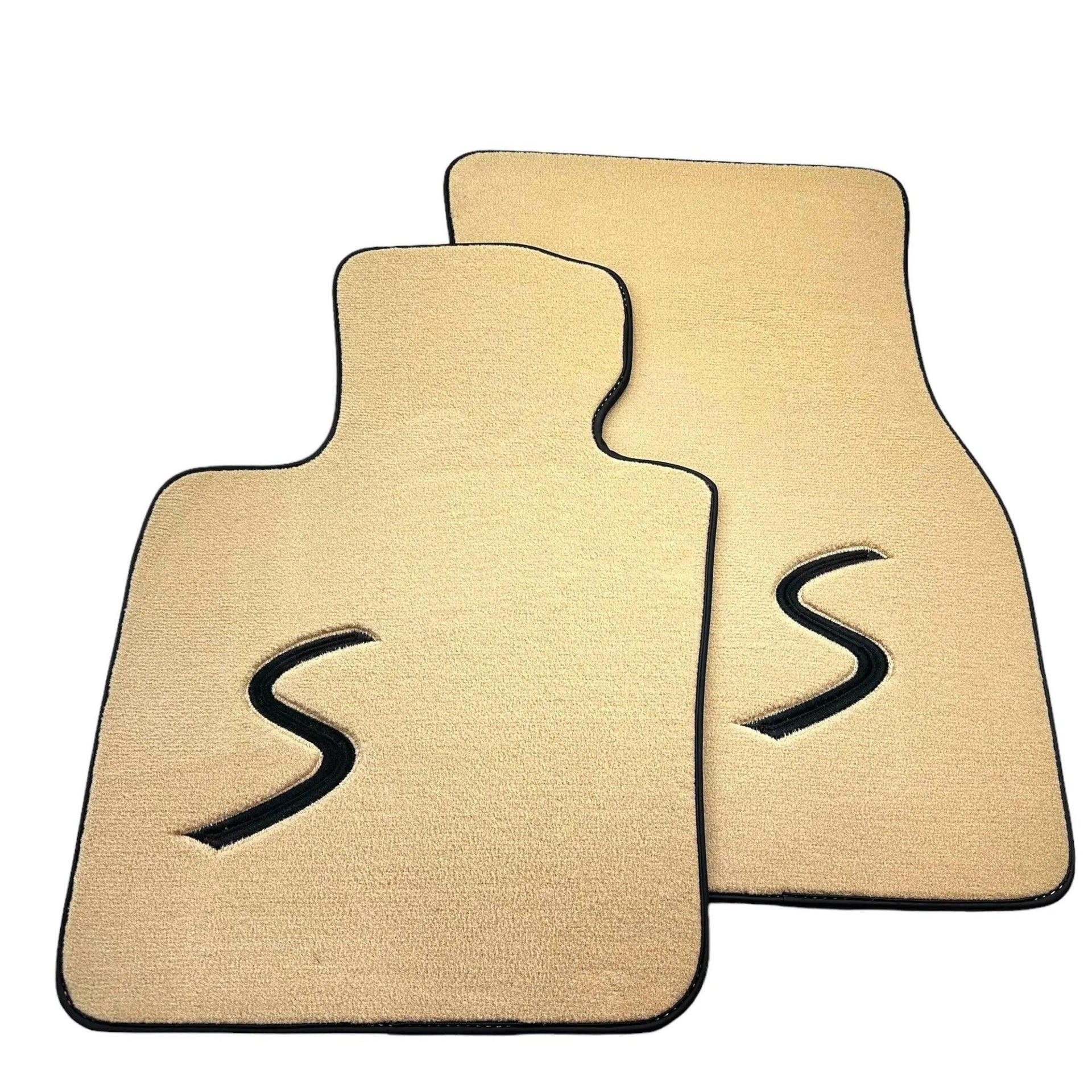 Beige Floor Mats for Mini Clubman F54 (2019-2023) - AutoWin