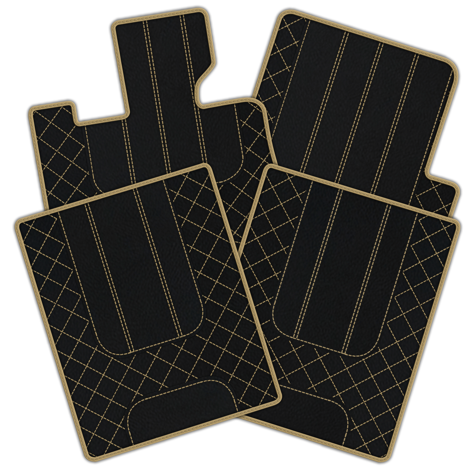 Customizable Leather Trunk Floor Mats with AW1 Pattern for Bentley Red Label RL (1998-2009) - AutoWin