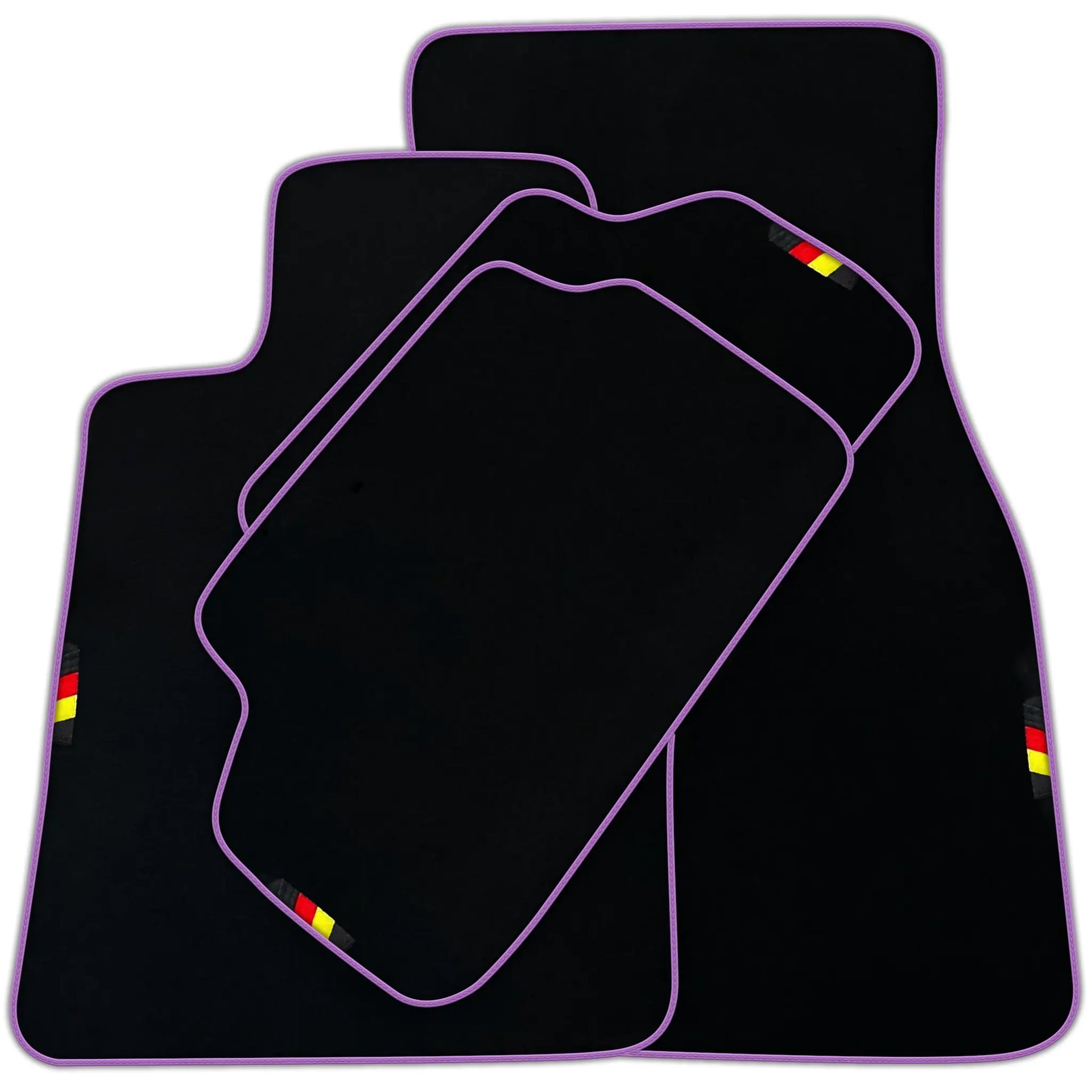 Black Floor Mats For BMW 1 Series F20 Germany Edition | Various Trim Colors