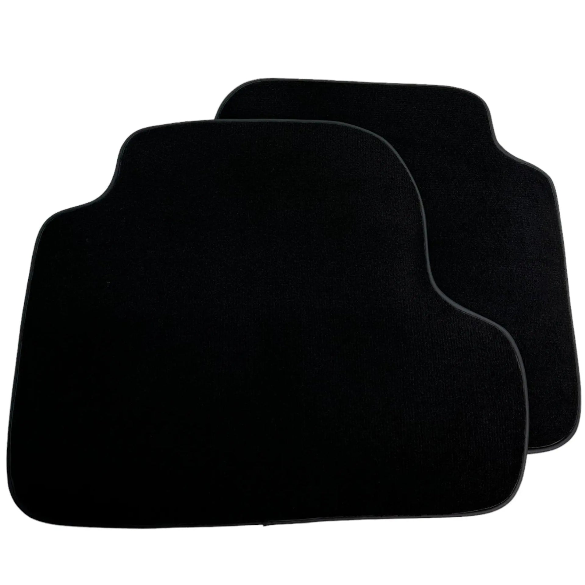 Black Floor Mats For BMW 4 Series F32 With Color Stripes Tailored Set Perfect Fit - AutoWin