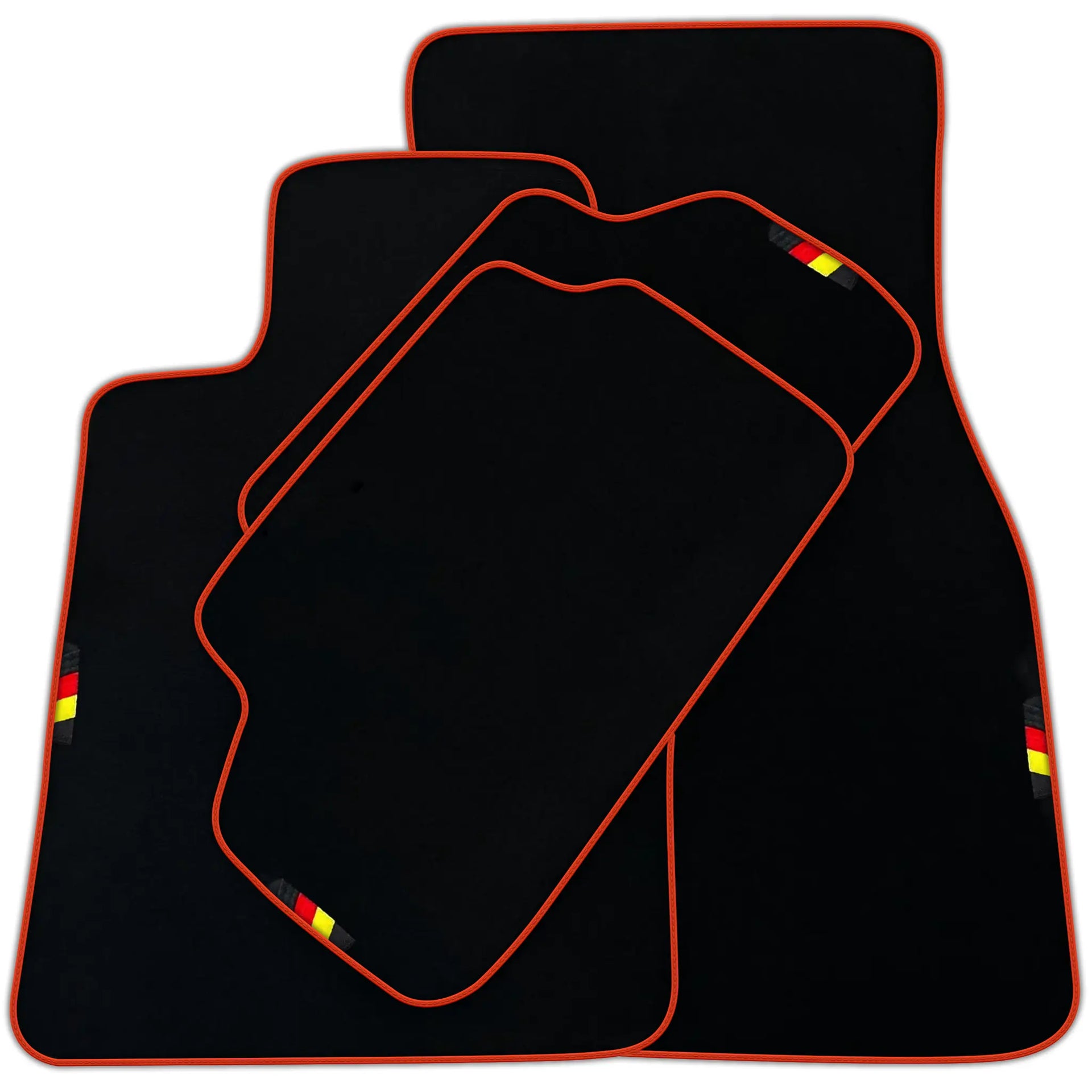 Black Floor Mats For BMW 6 Series F06 Gran Coupe Germany Edition AutoWin Brand | Various Trim Colors