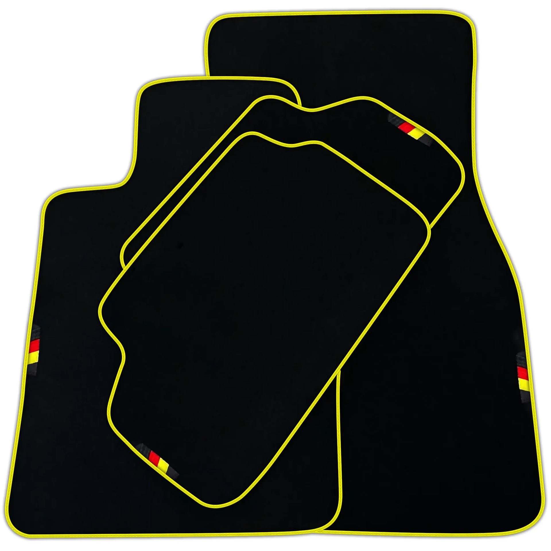 Black Floor Mats For BMW 6 Series F12 Germany Edition AutoWin Brand | Various Trim Colors