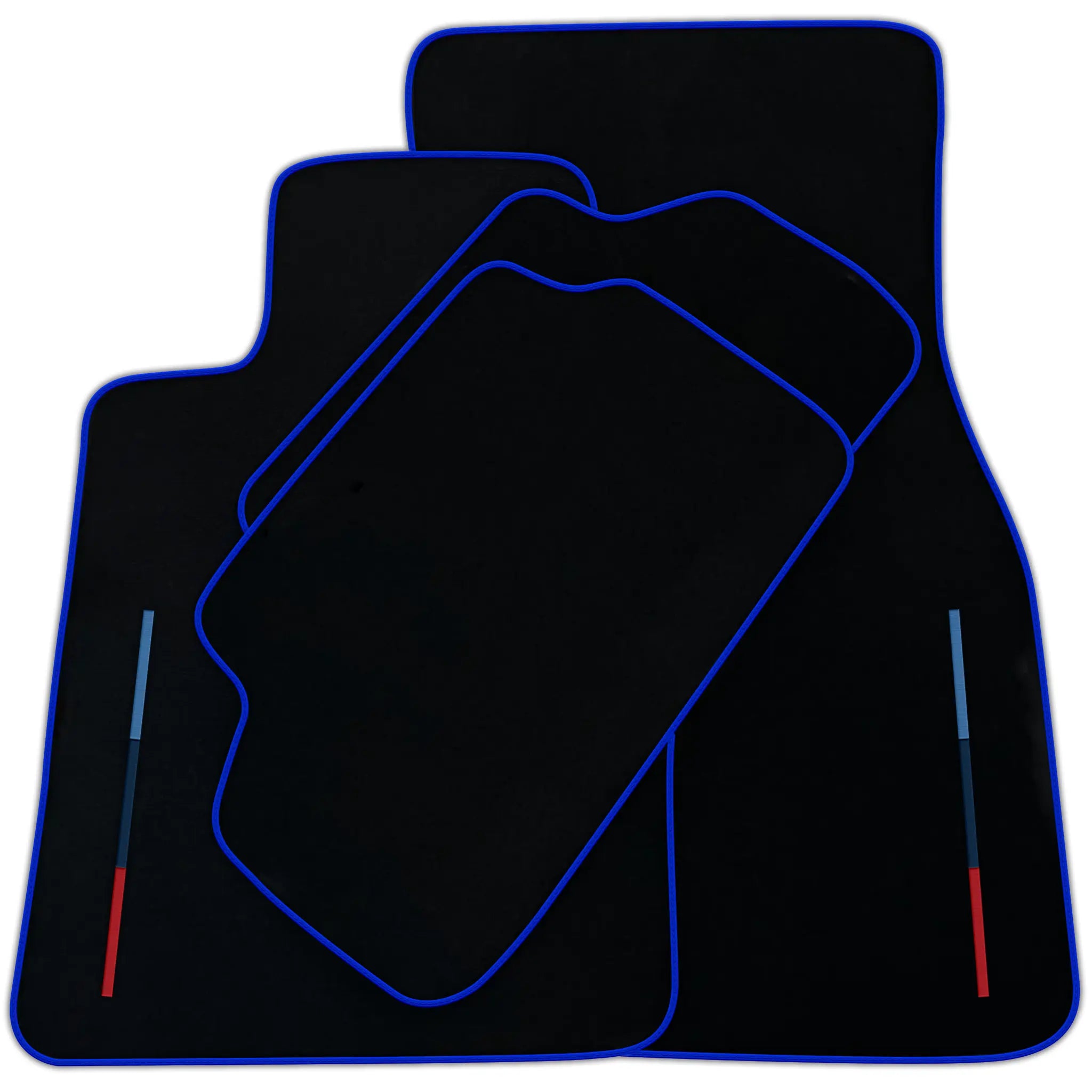 Black Floor Mats For BMW X6 Series G06 With Color Stripes Tailored Set Perfect Fit | Various Trim Colors