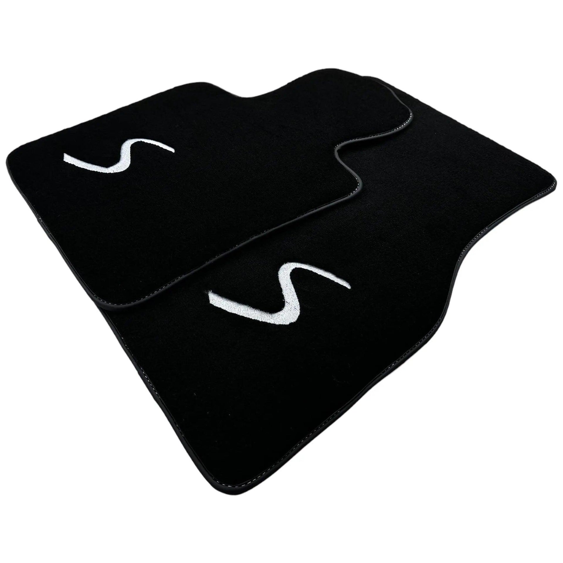 Black Floor Mats for Mini Cabrio F57 Convertible (2016-2023) - AutoWin