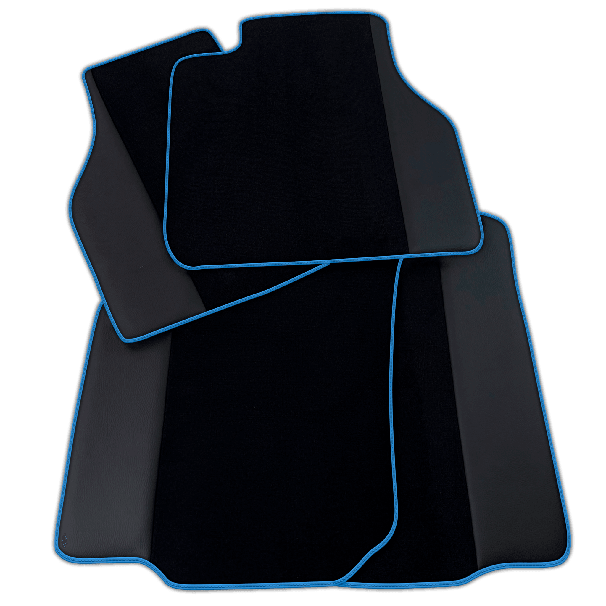 Customizable Black Floor Mats for Bentley Flying Spur (2019-2023) with Leather