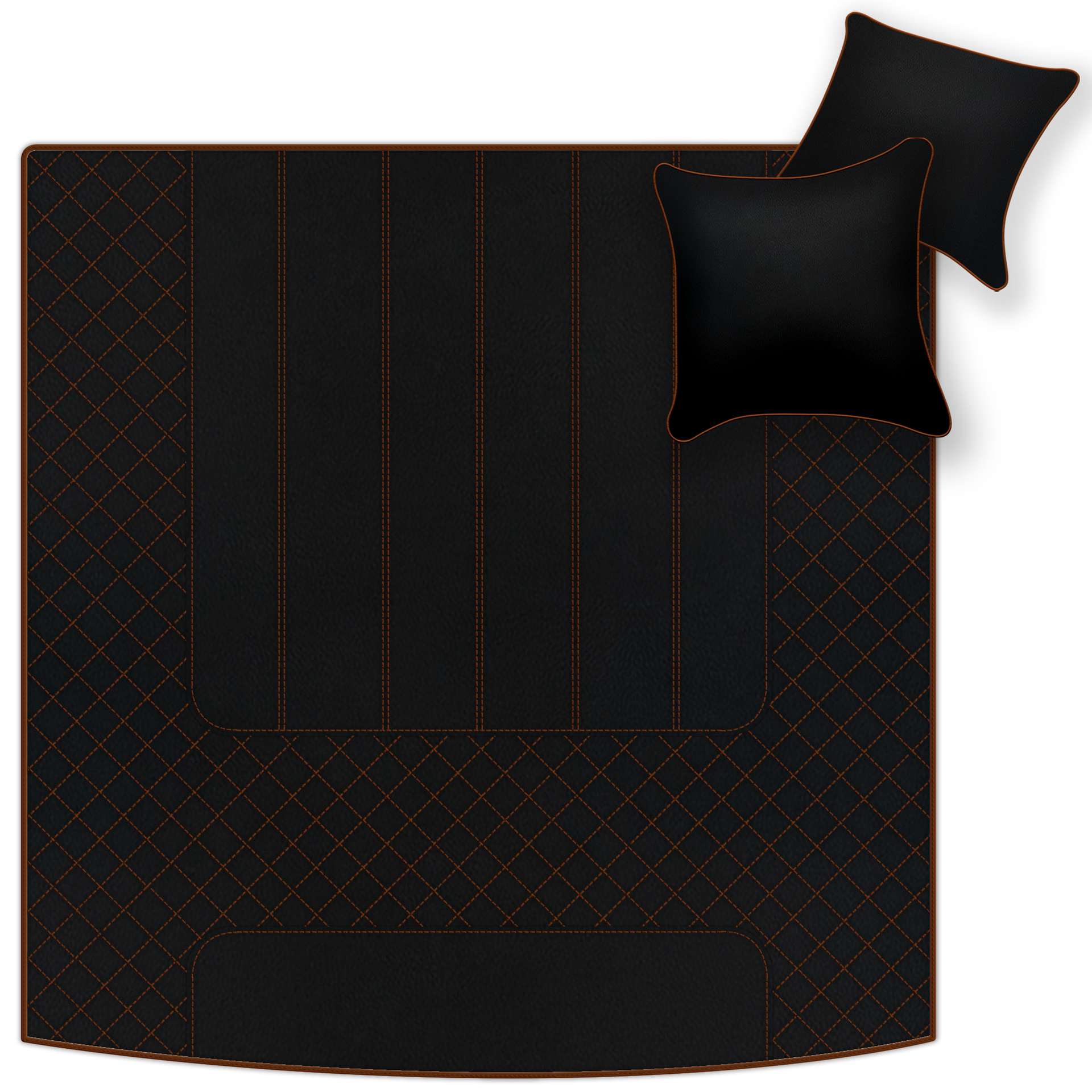 Customizable Leather Floor Mats with AW1 Pattern for Bentley Flying Spur (2019-2023) - AutoWin