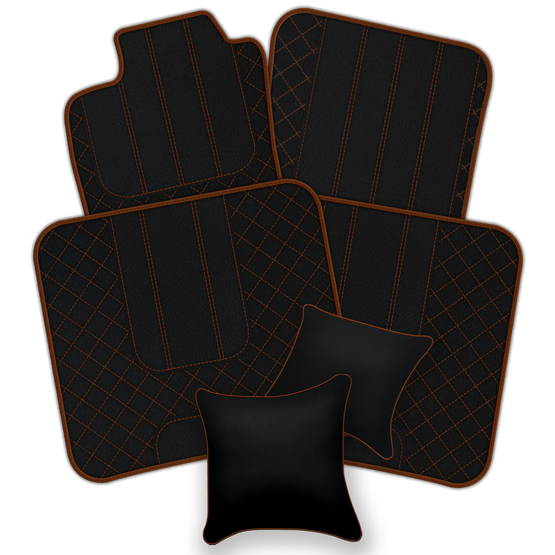 Customizable Leather Floor Mats with AW1 Pattern for Bentley Flying Spur (2019-2023) - AutoWin