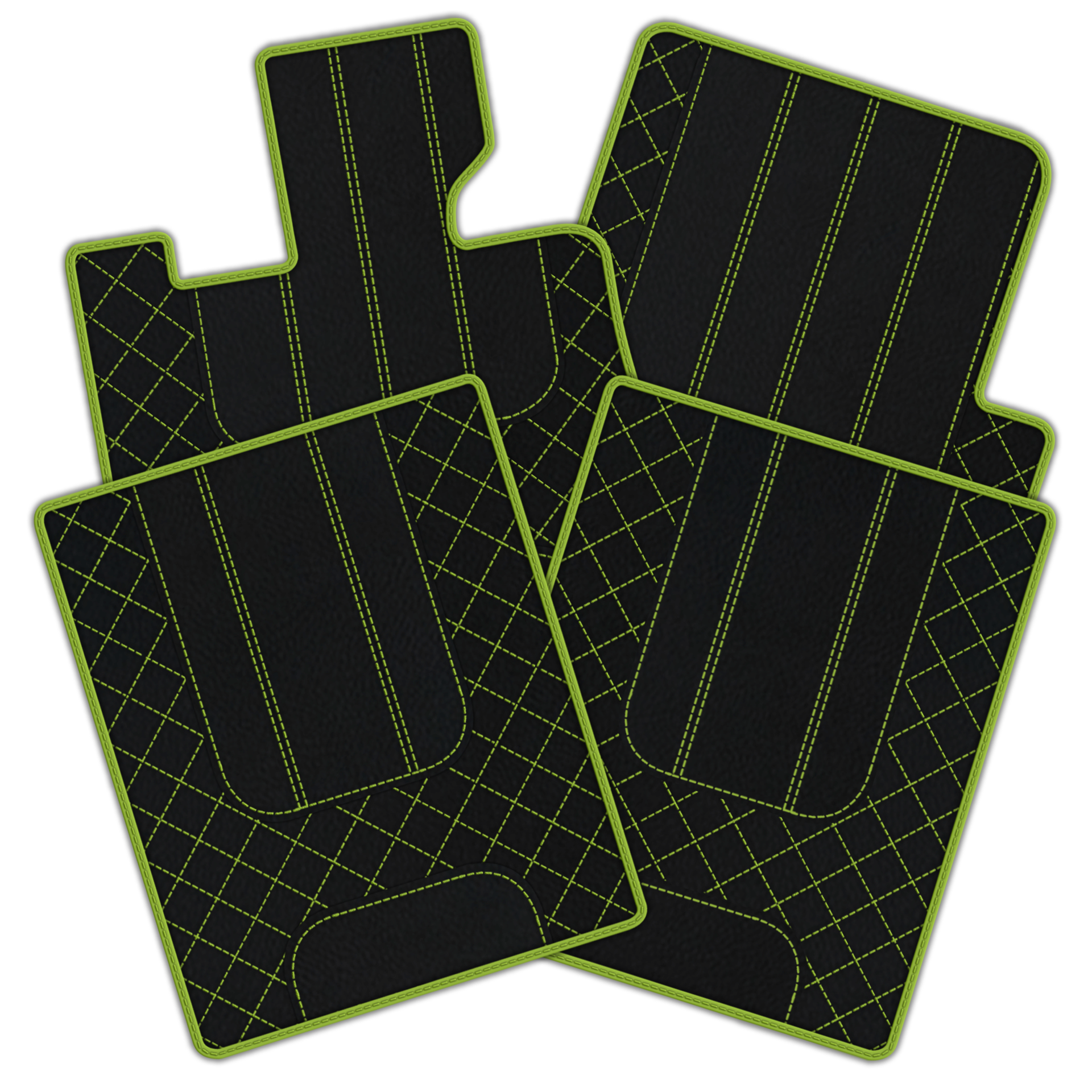 Customizable Leather Trunk Floor Mats with AW1 Pattern for Bentley Red Label RL (1998-2009) - AutoWin