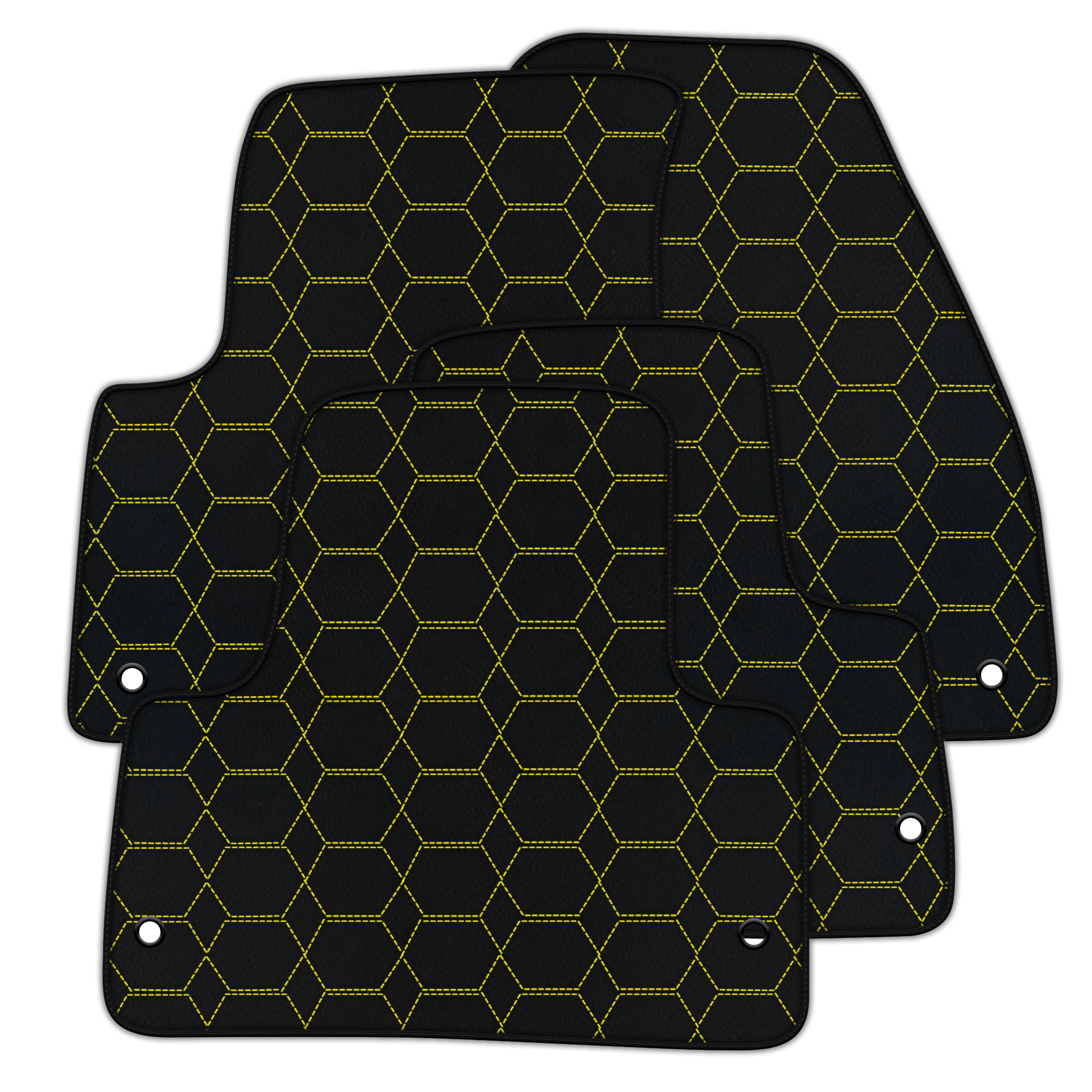 Customizable Hexagon Hex Pattern Floor Mats for Dodge Viper (2003-2006)