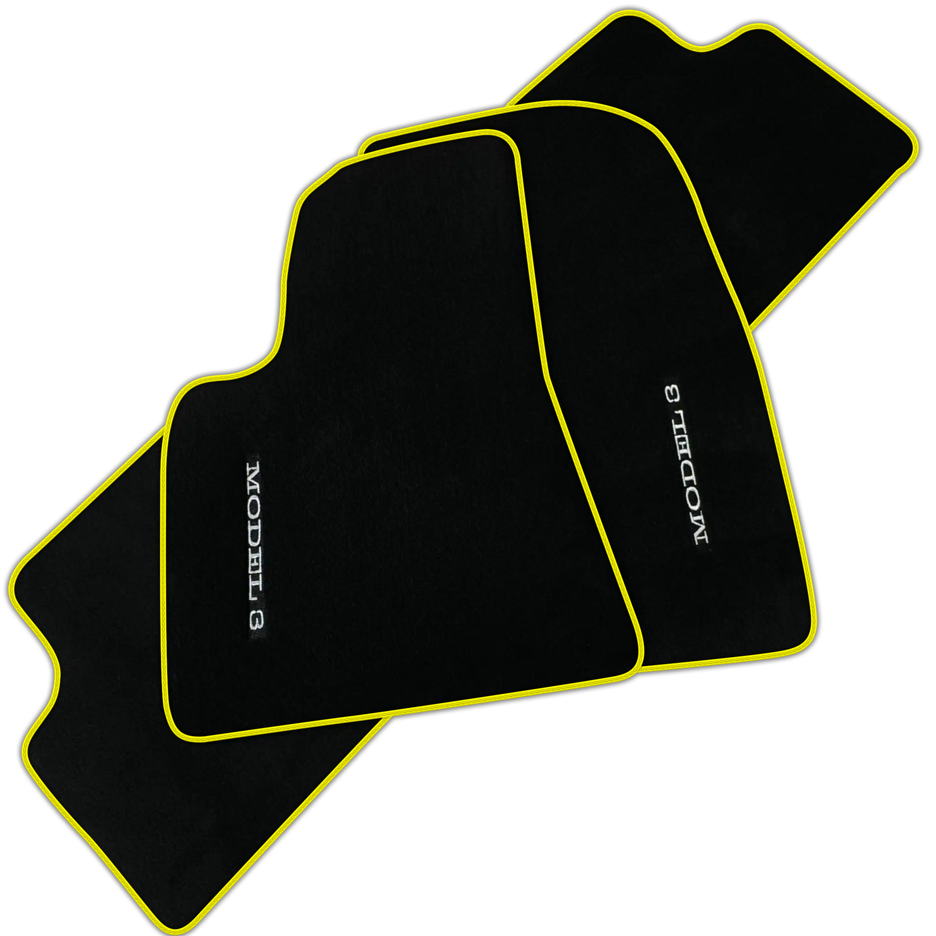 Black Floor Mats for Tesla Model 3 (2017-2023)