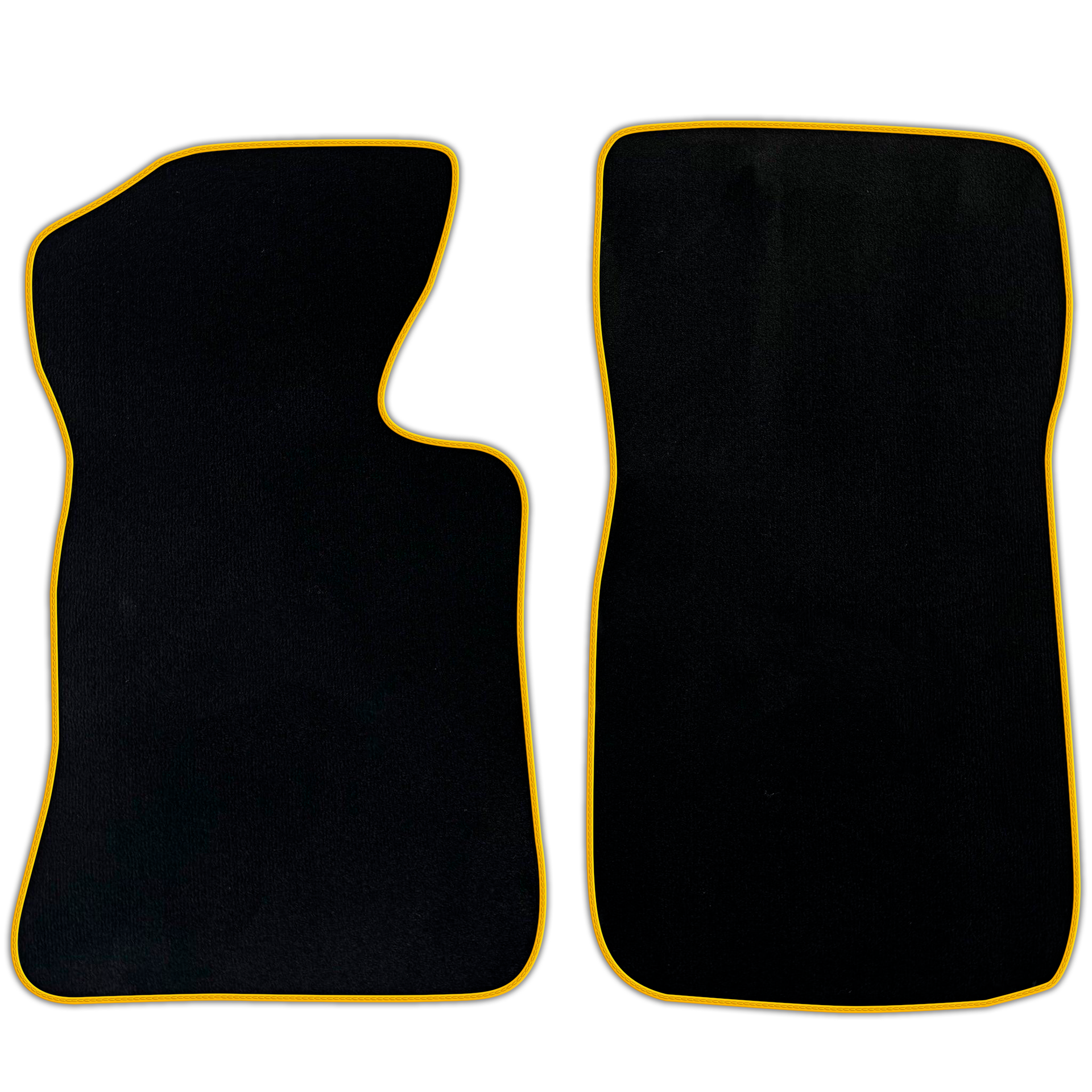 Custom Black Floor Mats for Chevrolet Corvette C2 (1963-1967) Black Trim