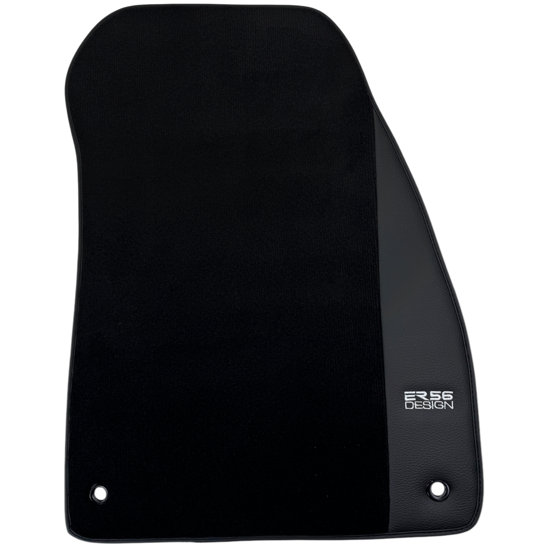 ER56 Design Black Floor Mats for Dodge Viper (2003-2006) with Leather