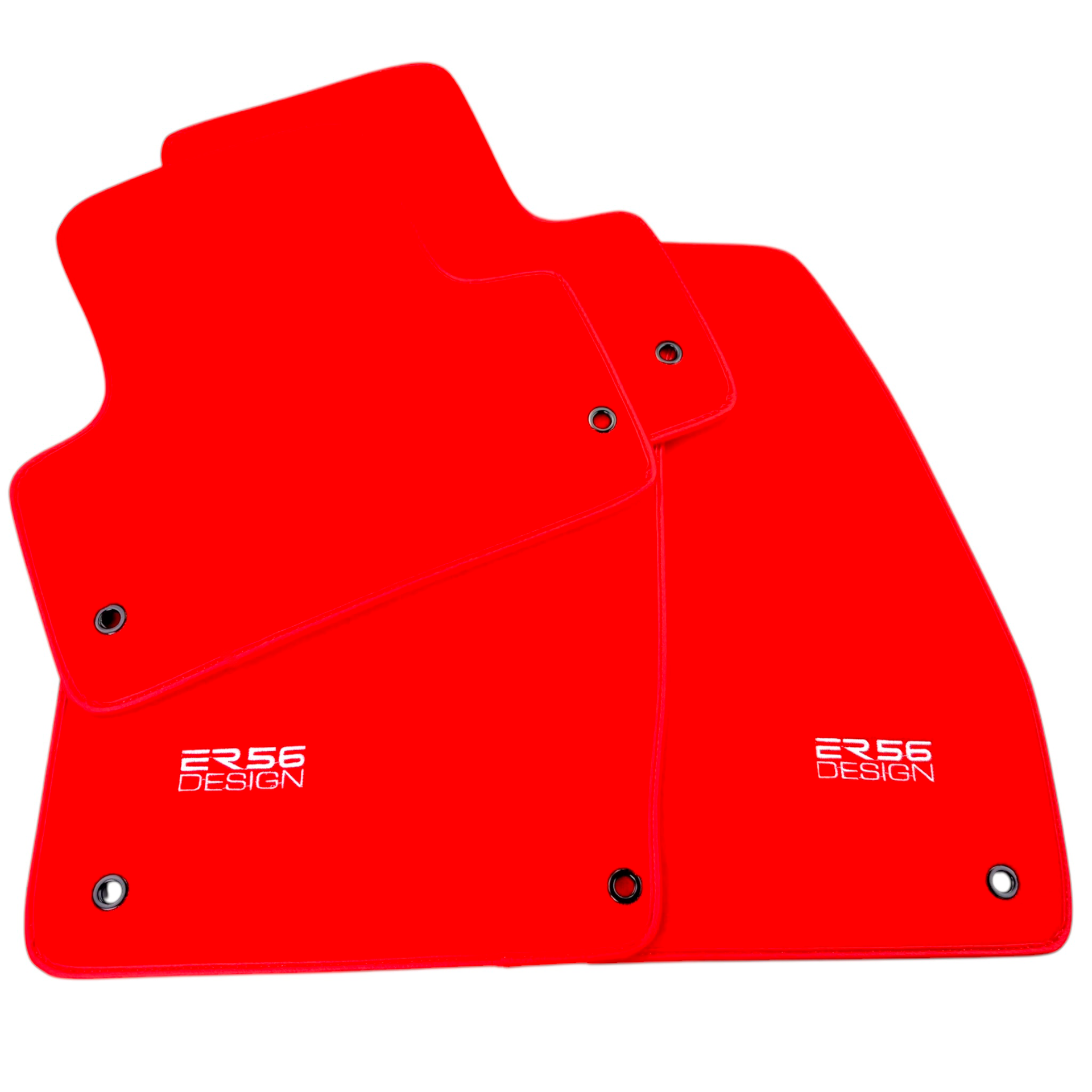 Red Floor Mats for Chevrolet Corvette C2 (1963-1967) by ER56 Design