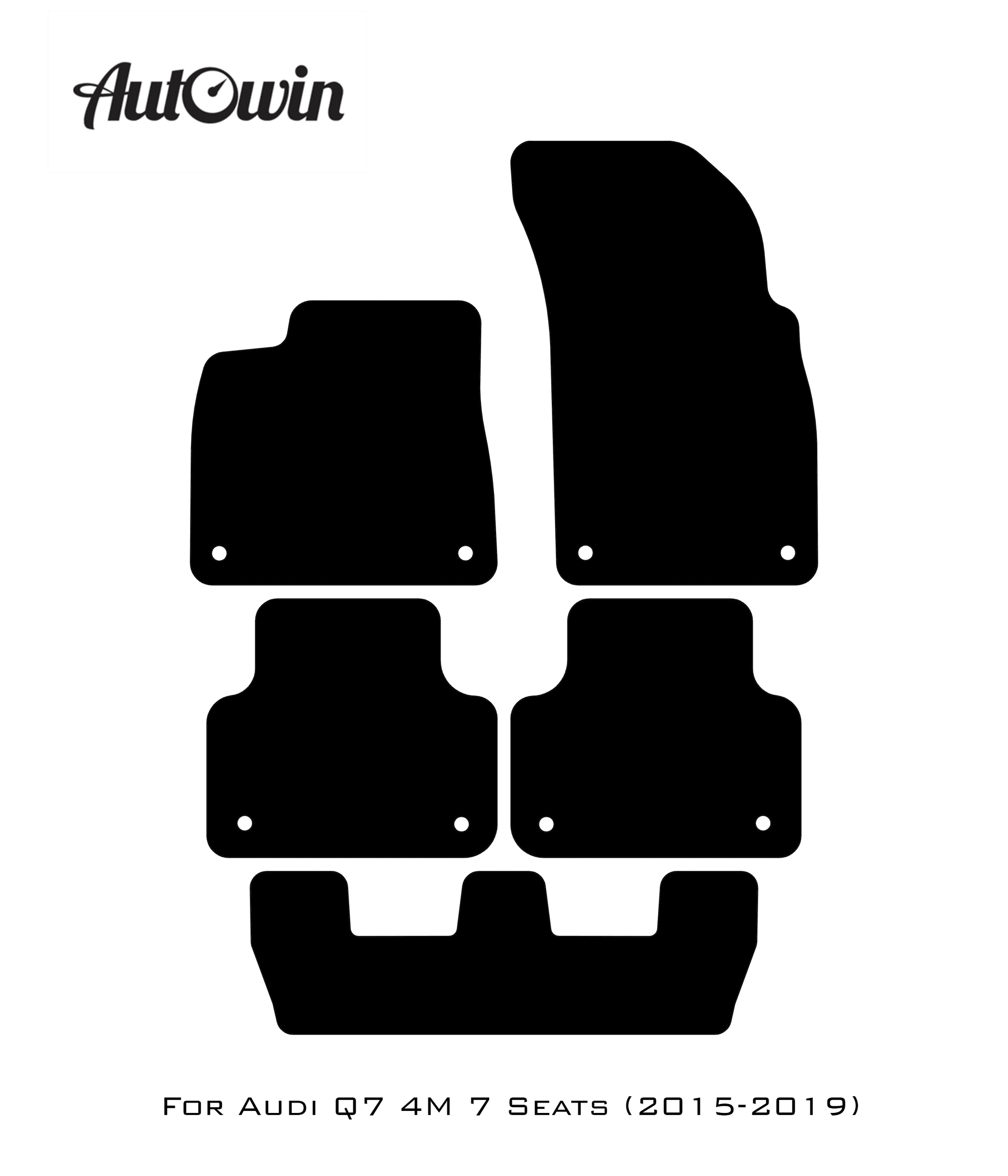 Floor Mats for Audi Q7 4M (2015-2019) - AutoWin