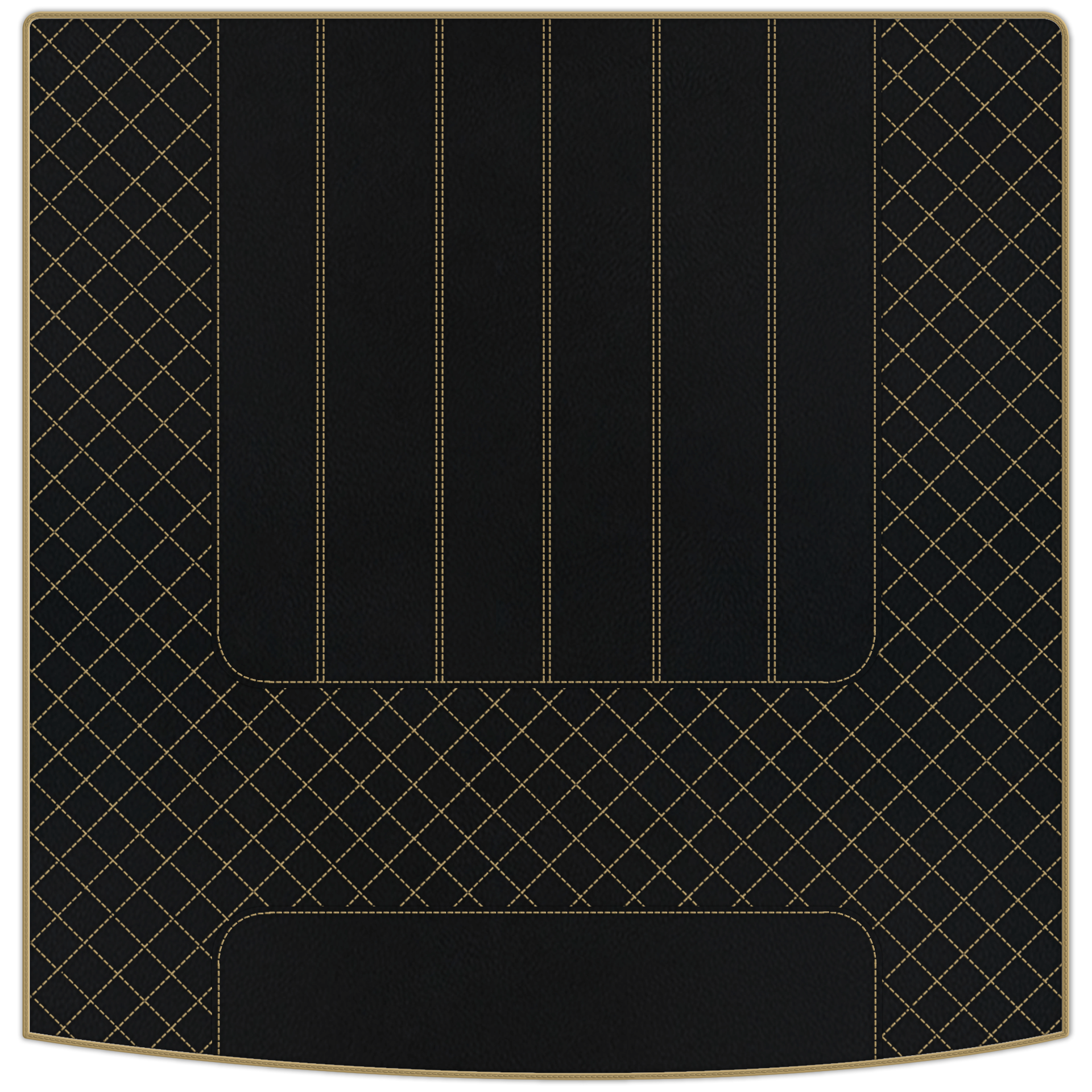 Customizable Leather Trunk Floor Mats with AW1 Pattern for Bentley Red Label RL (1998-2009) - AutoWin