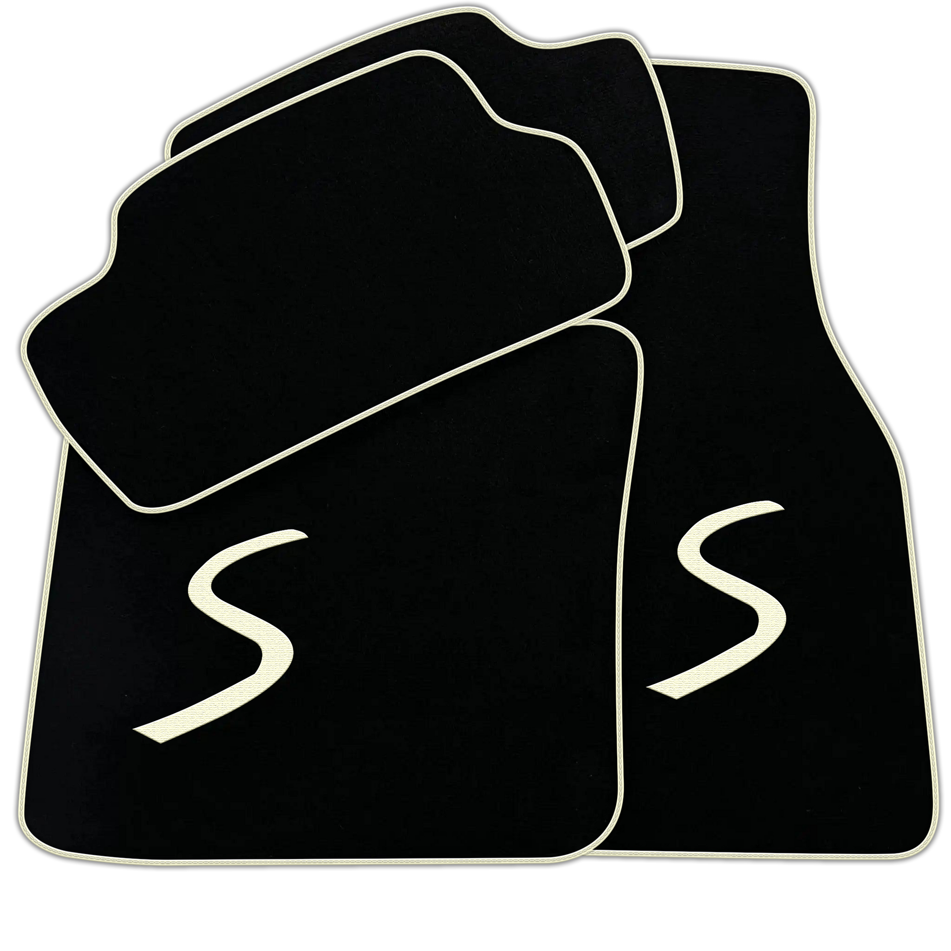 Black Floor Mats for Mini Cooper/One R50 (2001-2007)