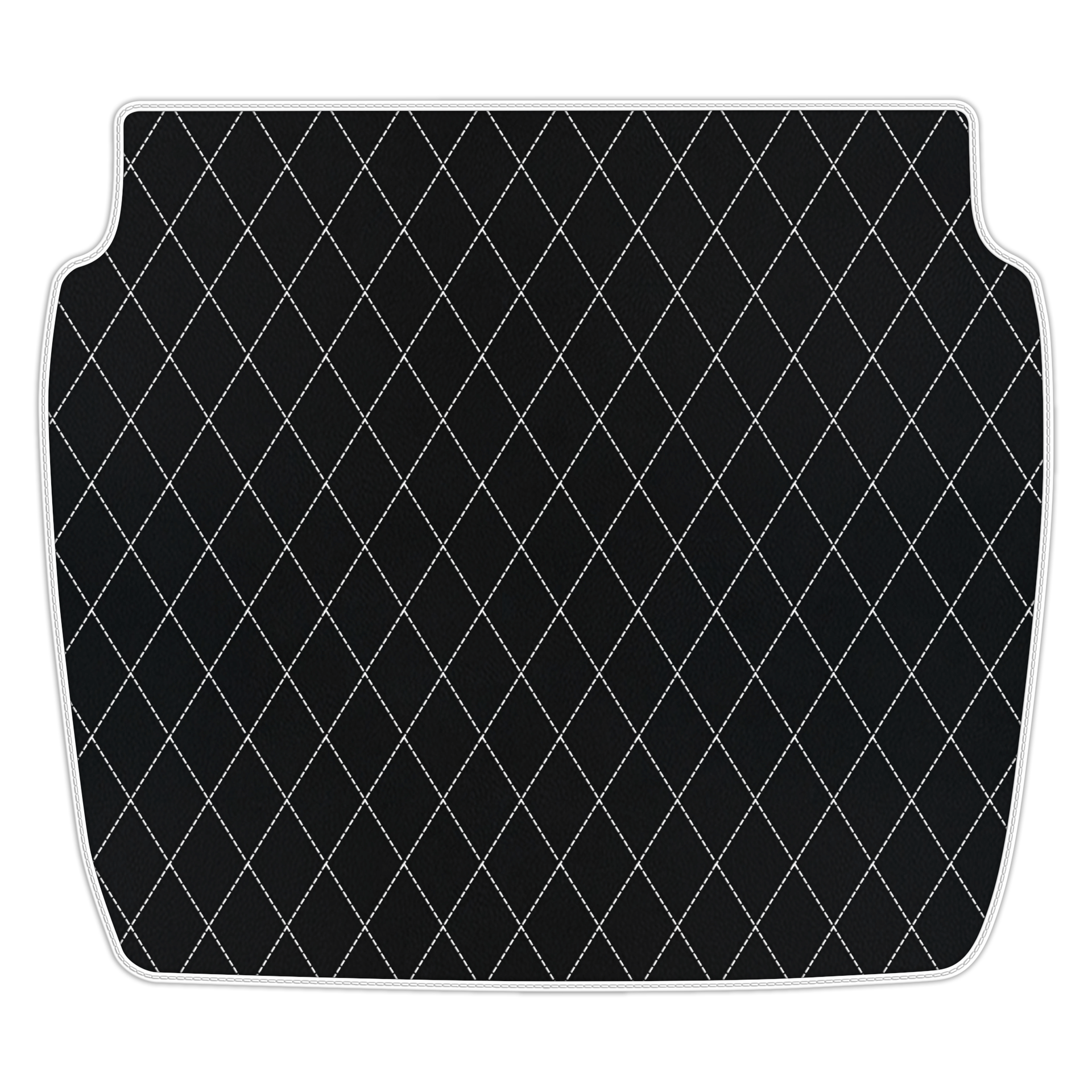 Custom Black Leather Floor Mats for Ferrari 612 Scaglietti (2005-2011)