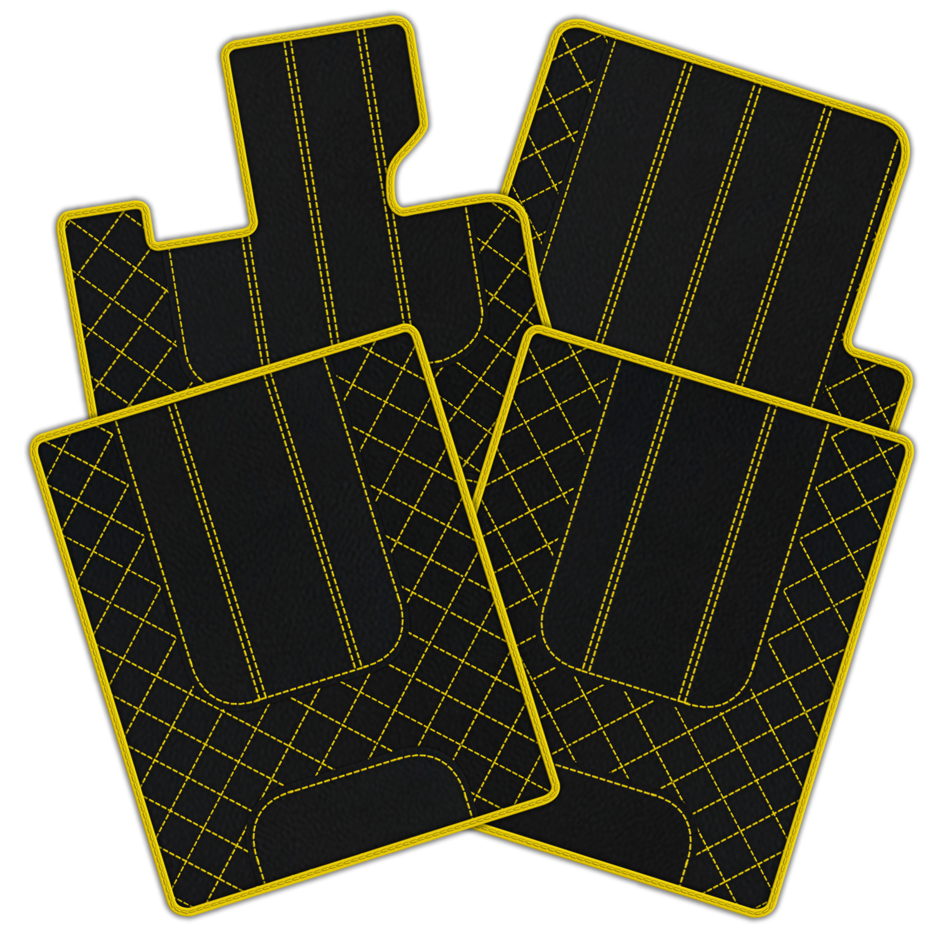 Customizable Leather Trunk Floor Mats with AW1 Pattern for Bentley Red Label RL (1998-2009) - AutoWin