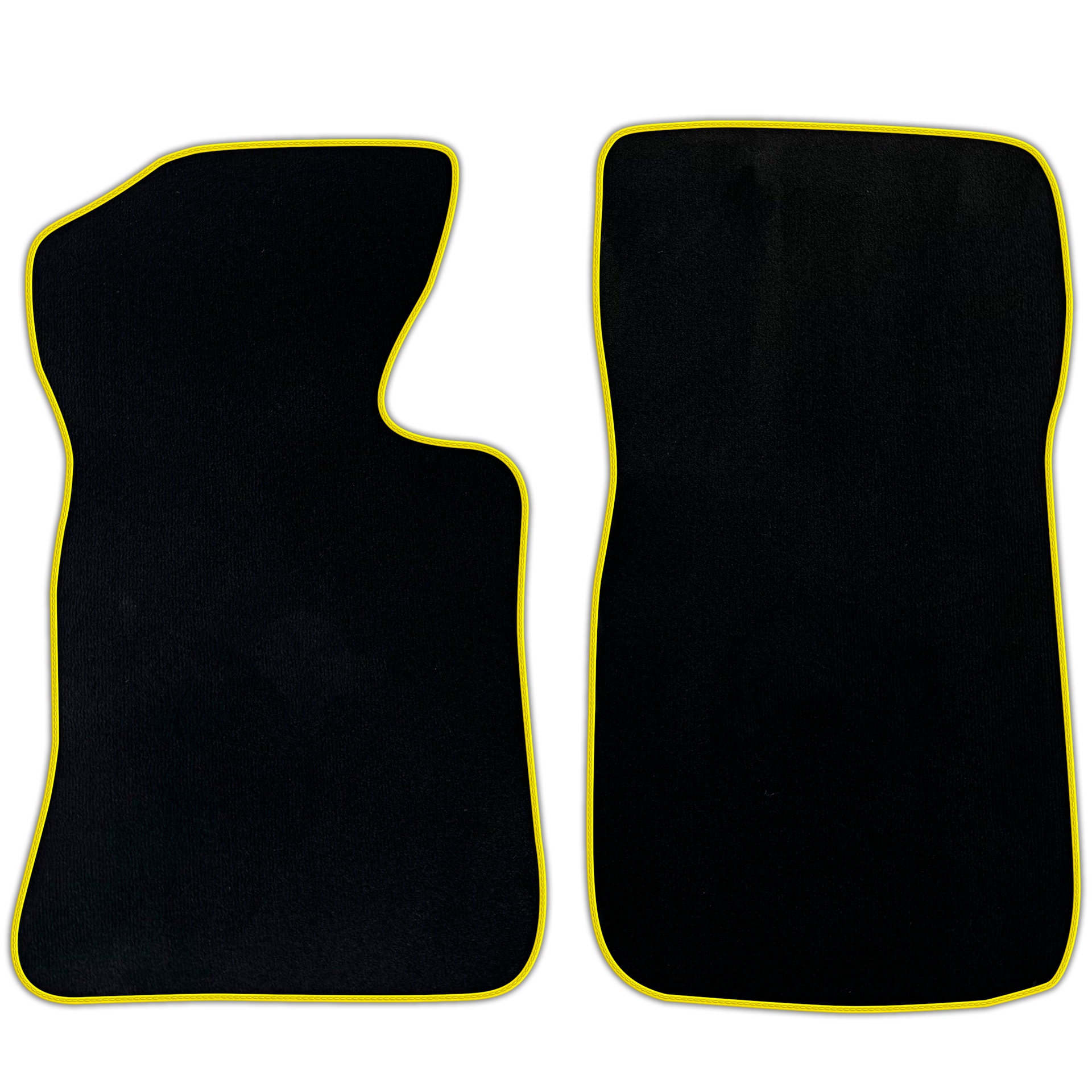 Custom Black Floor Mats for Chevrolet Corvette C2 (1963-1967) Black Trim