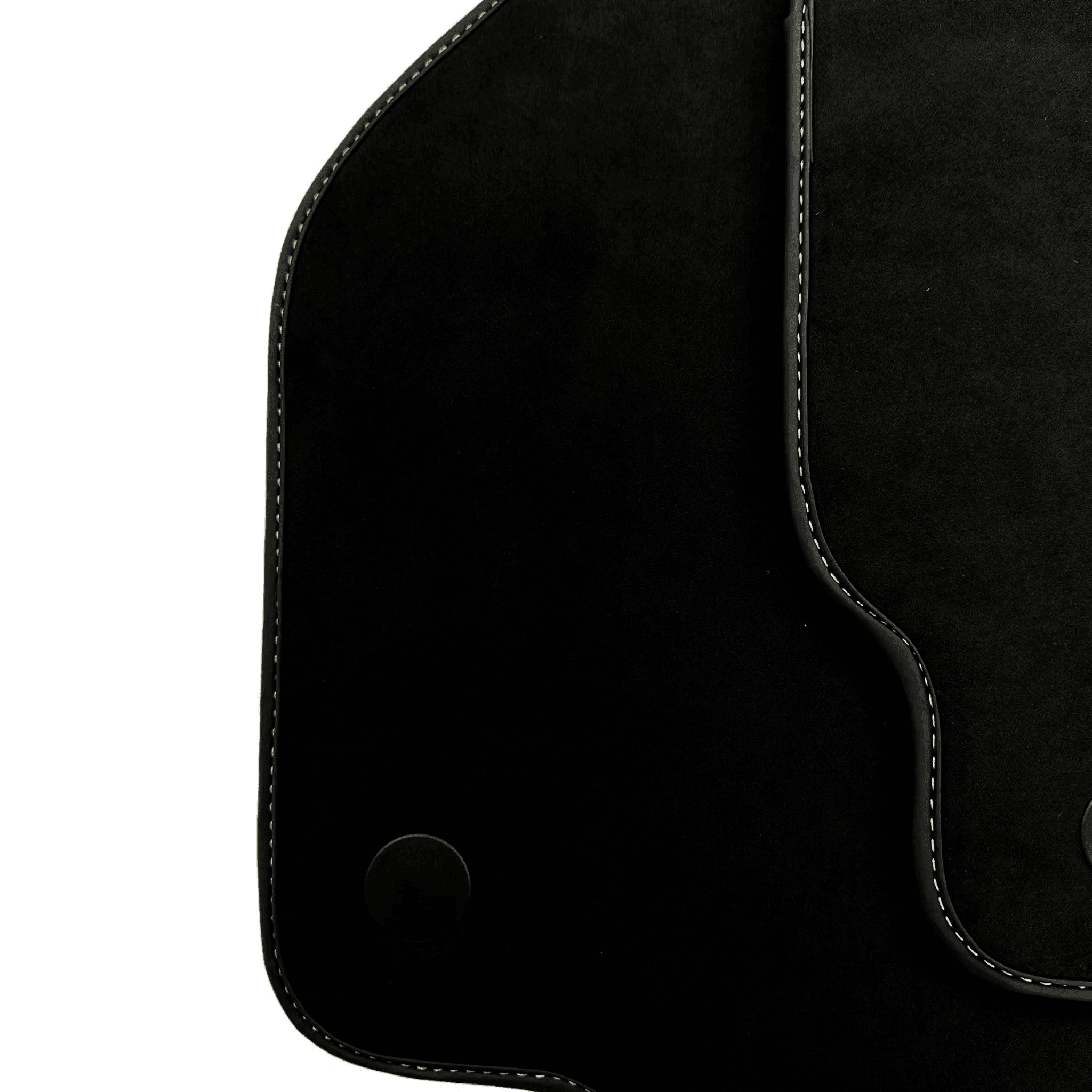 Alcantara Black Floor Mats For Ferrari 488 Pista Spider (2019-2021) - AutoWin