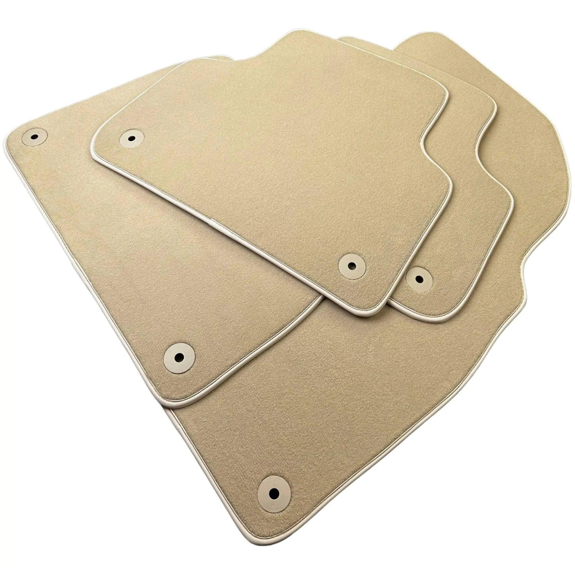 Beige Floor Mats For Bentley Bentayga (2015-2023) - AutoWin