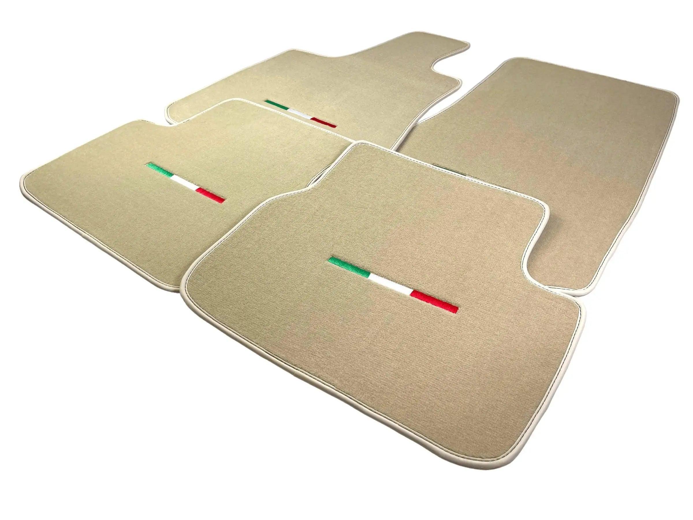 Beige Floor Mats For Maserati Grecale (2023-2024) Italy Edition - AutoWin