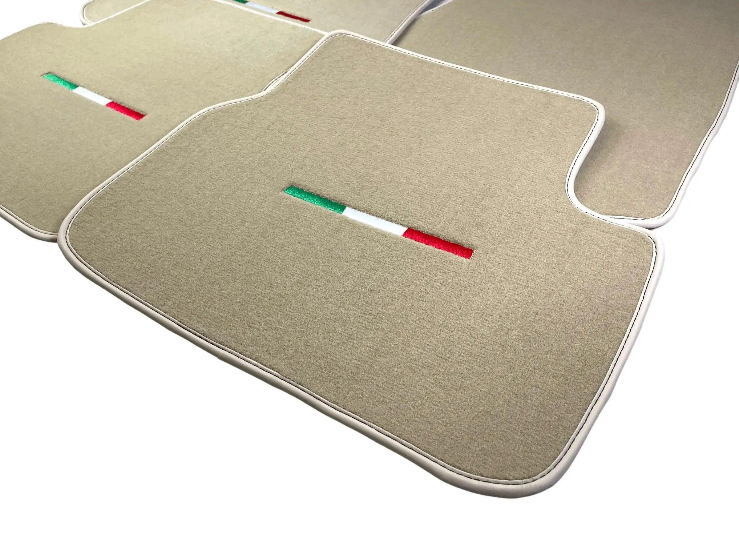 Beige Floor Mats For Maserati Grecale (2023-2024) Italy Edition - AutoWin