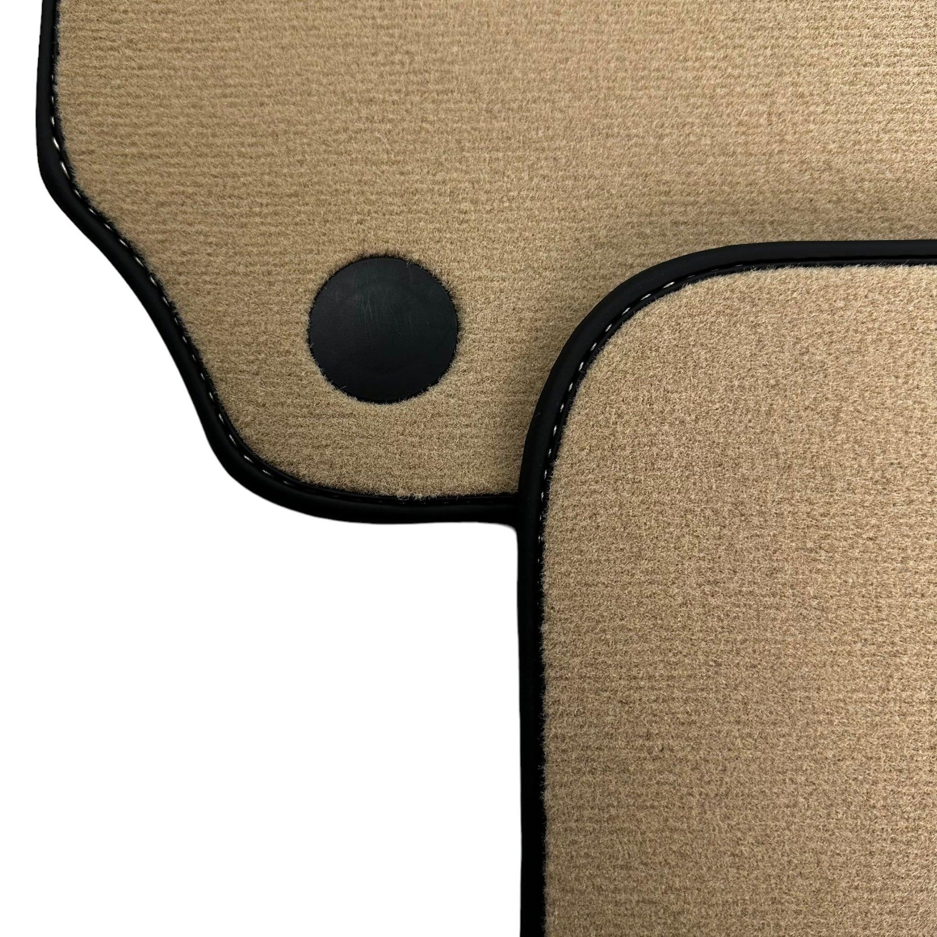 Beige Floor Mats For Mercedes-Benz C-Class W204 (2007-2014) - AutoWin