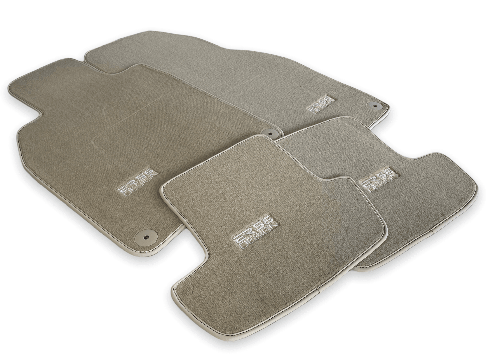 Beige Floor Mats for Porsche 911 - 992 (2019-2024) | ER56 Design - AutoWin