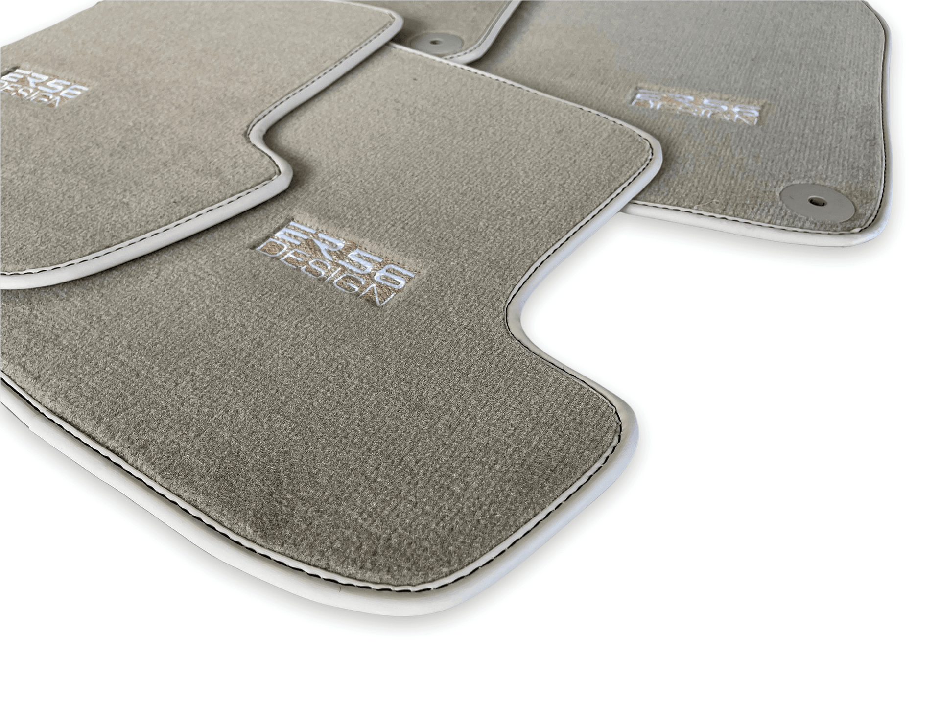Beige Floor Mats for Porsche Cayenne (2003-2010) | ER56 Design - AutoWin