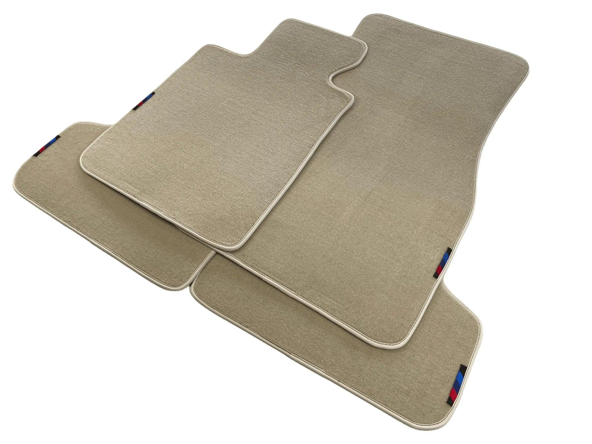 Beige Mats For BMW 5 Series E61 Wagon With M Package - AutoWin