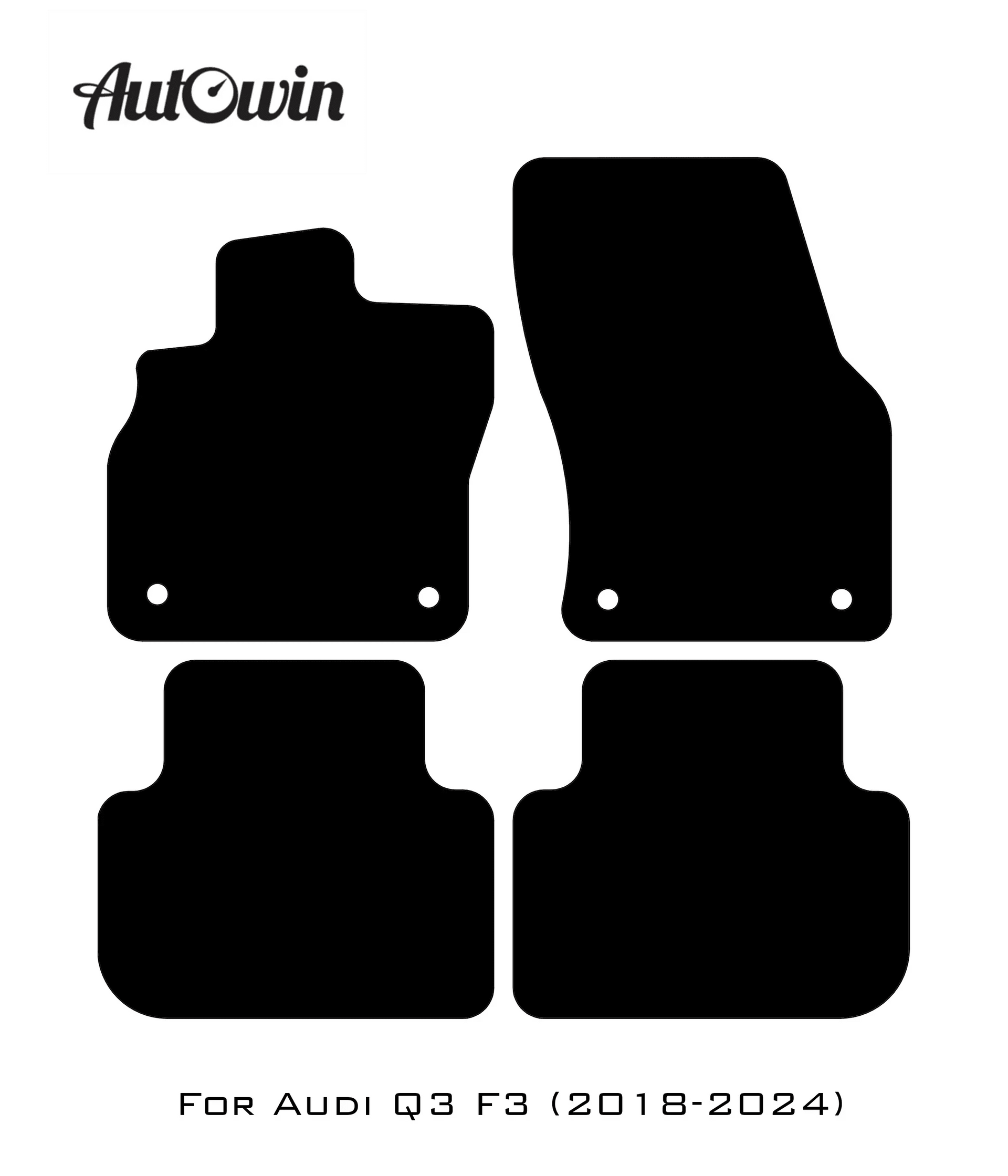 BeigeFloor Mats for Audi Q3 F3 (2018-2024) | ER56 Design - AutoWin