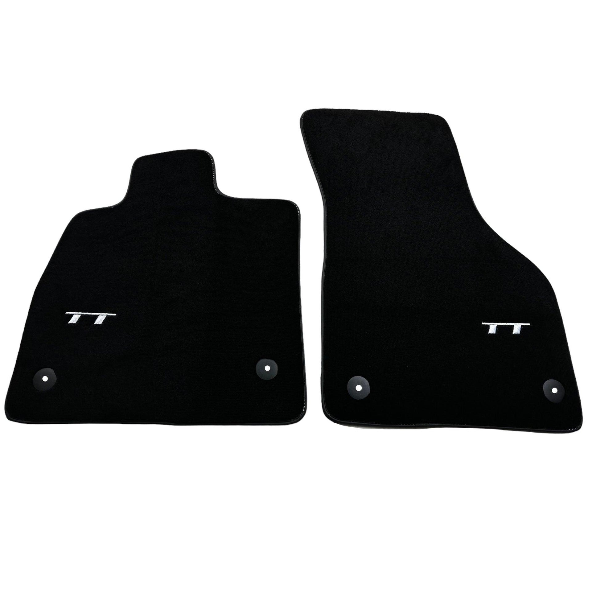 Black Floor Mats for Audi TT MK3 Coupe (2014-2019) - AutoWin
