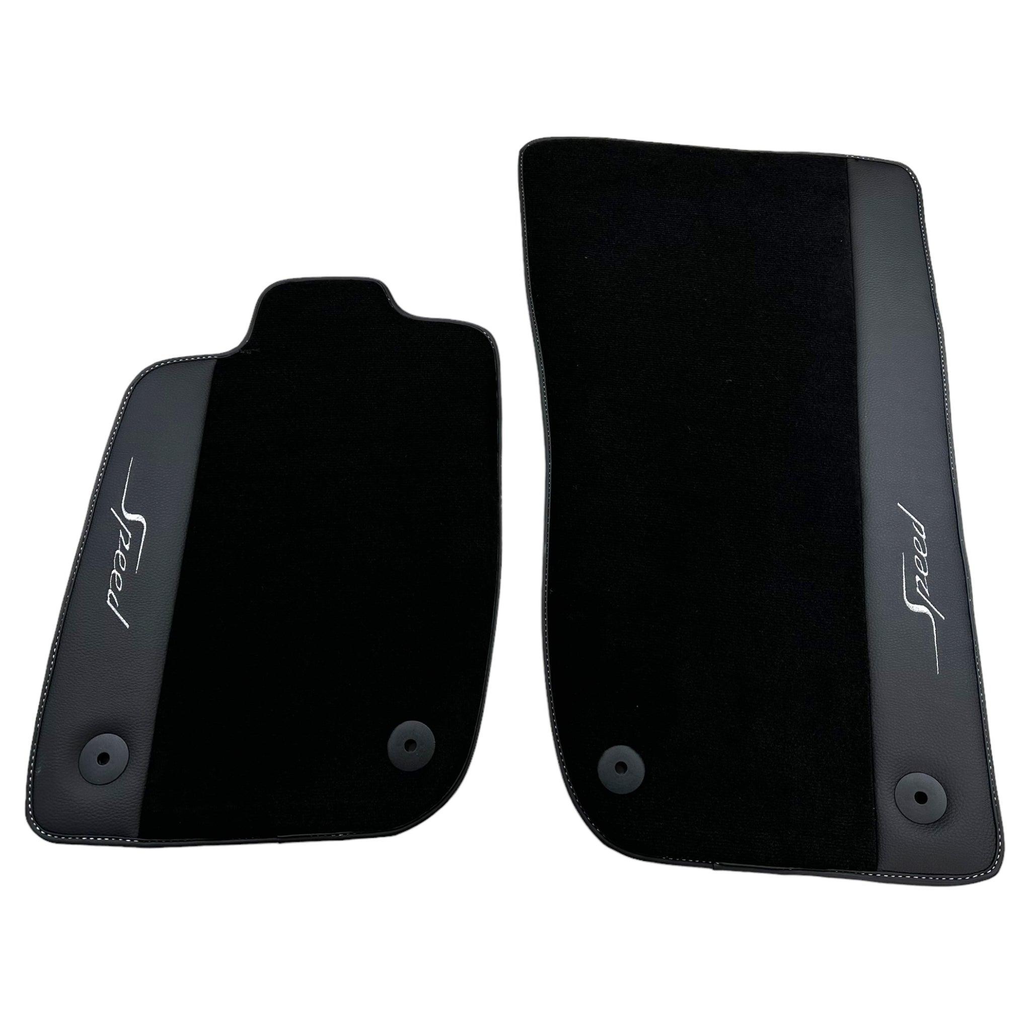 Black Floor Mats For Bentley Flying Spur Speed (2019-2023) - AutoWin