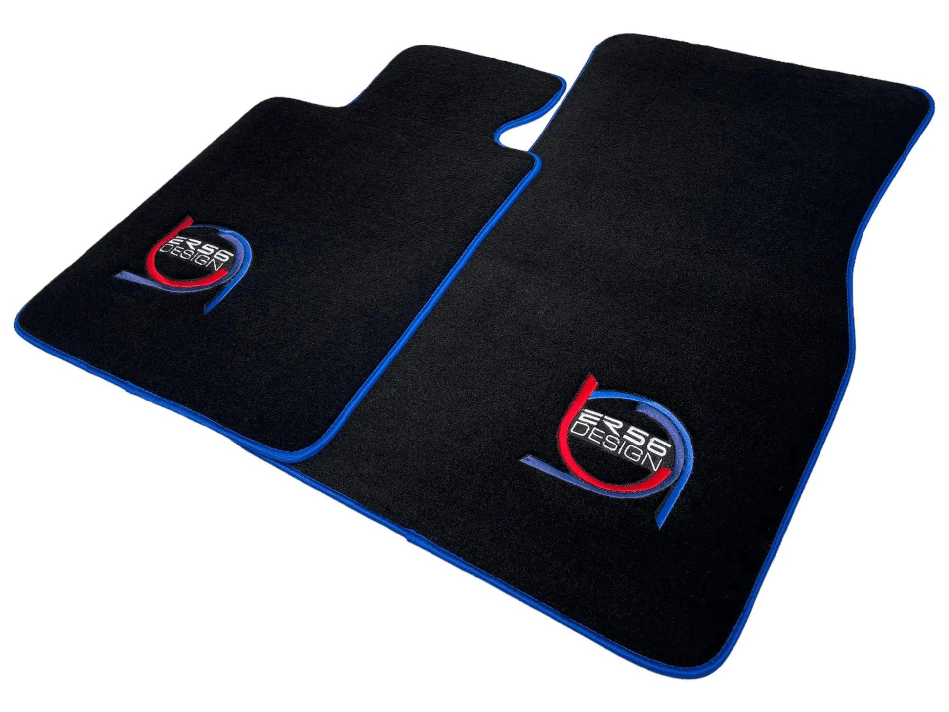 Black Floor Mats For BMW M3 G80 ER56 Design Limited Edition Blue Trim - AutoWin