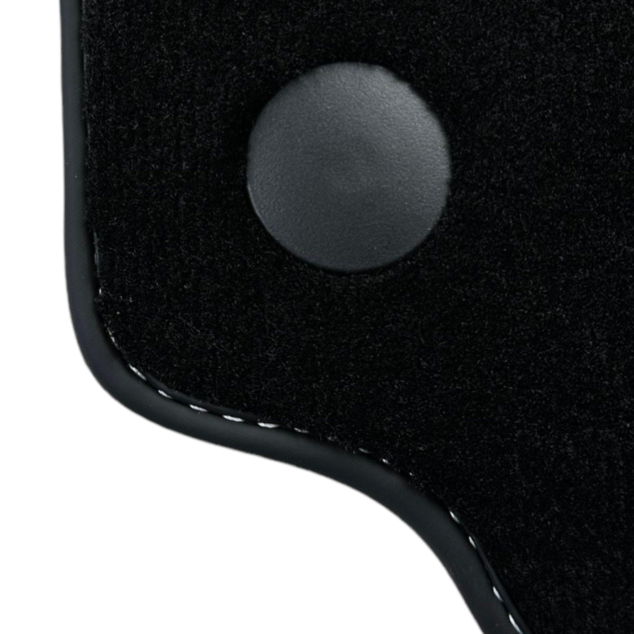 Black Floor Mats for Ferrari 458 Spider (2012-2015) with Beige Nappa Leather | Italian Edition - AutoWin