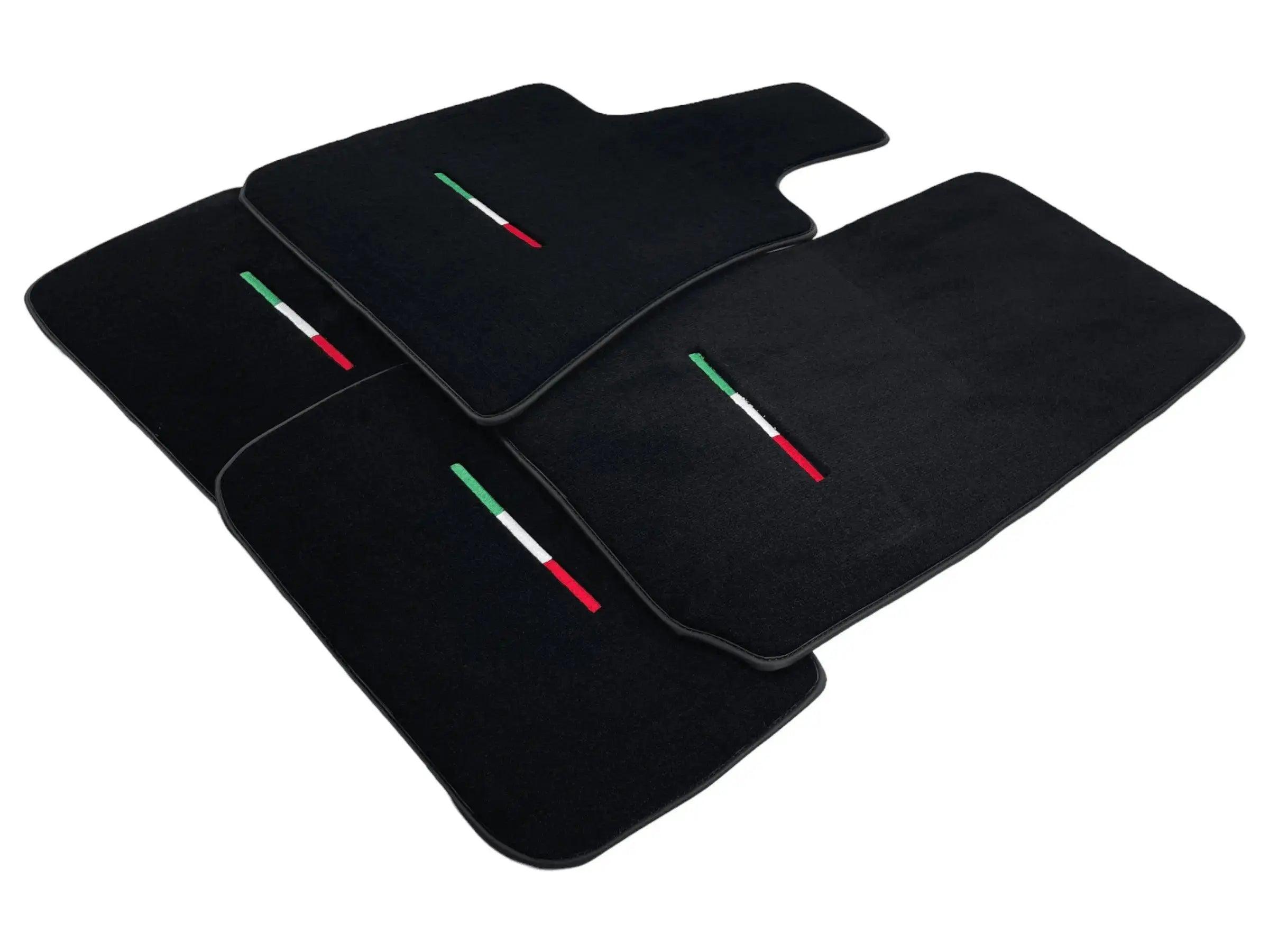 Black Floor Mats For Maserati Grecale (2023-2024) Italy Edition - AutoWin