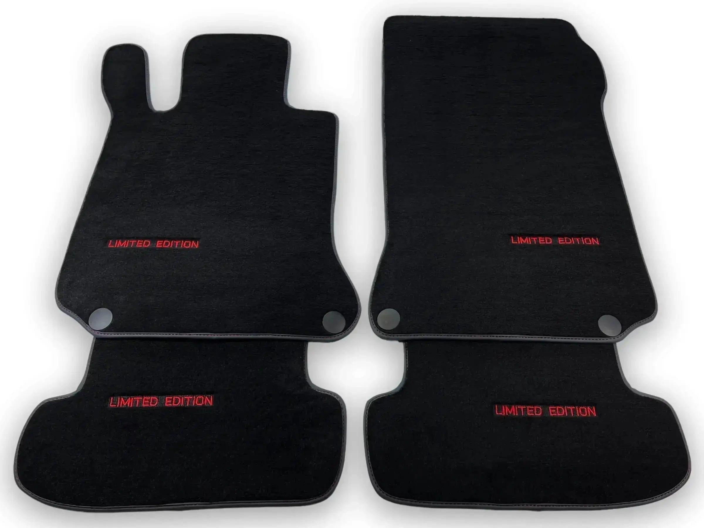 Black Floor Mats For Mercedes Benz GLA-Class X156 (2017-2020) | Limited Edition - AutoWin