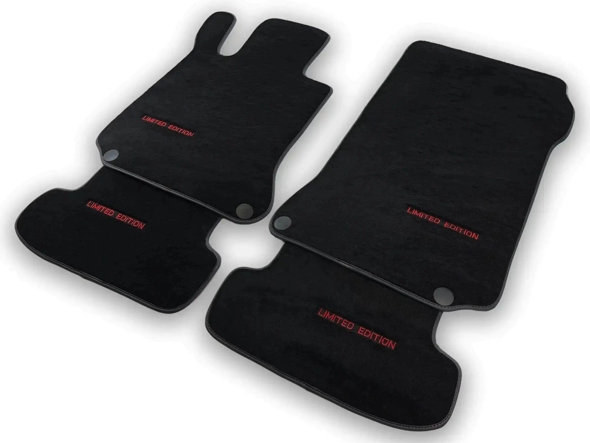 Black Floor Mats For Mercedes Benz GLC-Class X254 SUV 300e 4Matic (2023-2024) | Limited Edition - AutoWin