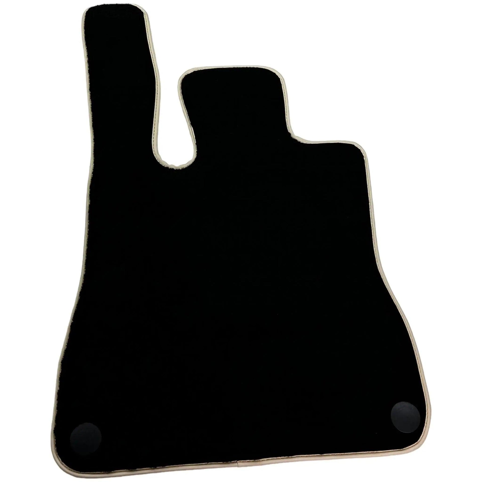 Black Floor Mats For Mercedes-Benz SL-Class R232 (2022-2023) Beige Trim - AutoWin
