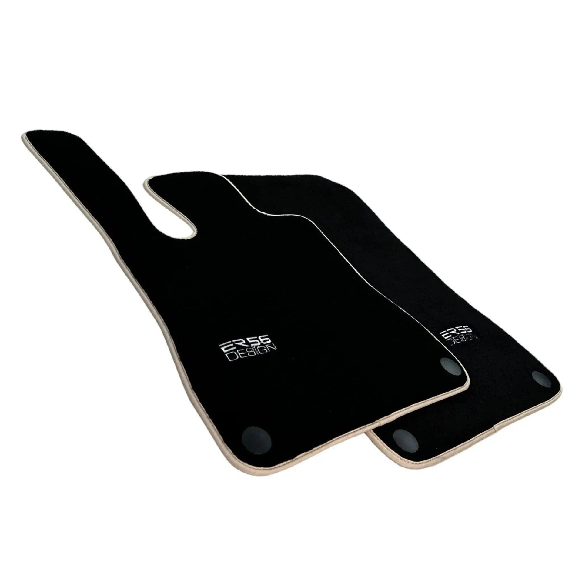 Black Floor Mats For Mercedes-Benz SLK-Class R170 (1998-2000) ER56 Design - AutoWin