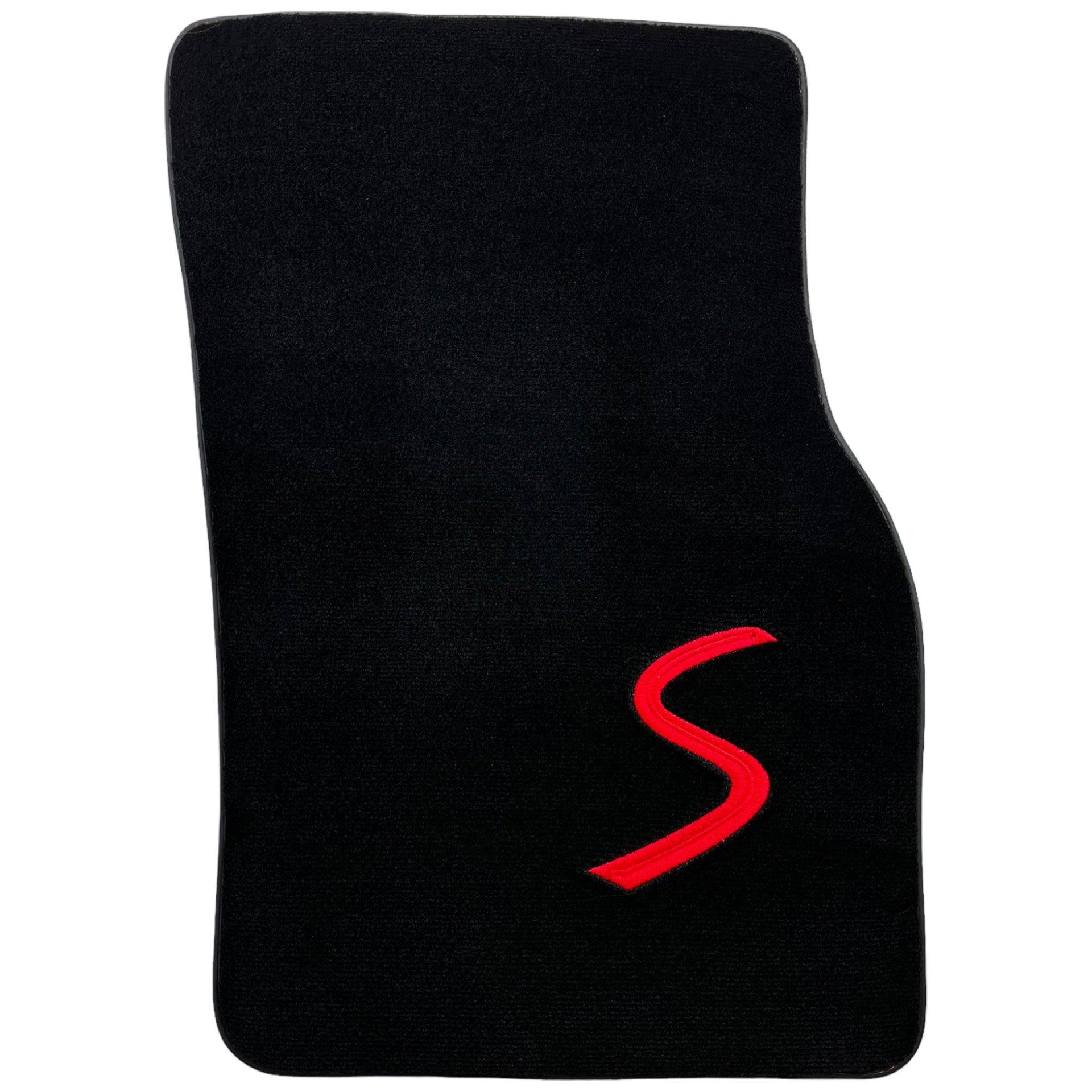 Black Floor Mats for Mini Cooper / One R50 (2001-2007) - AutoWin