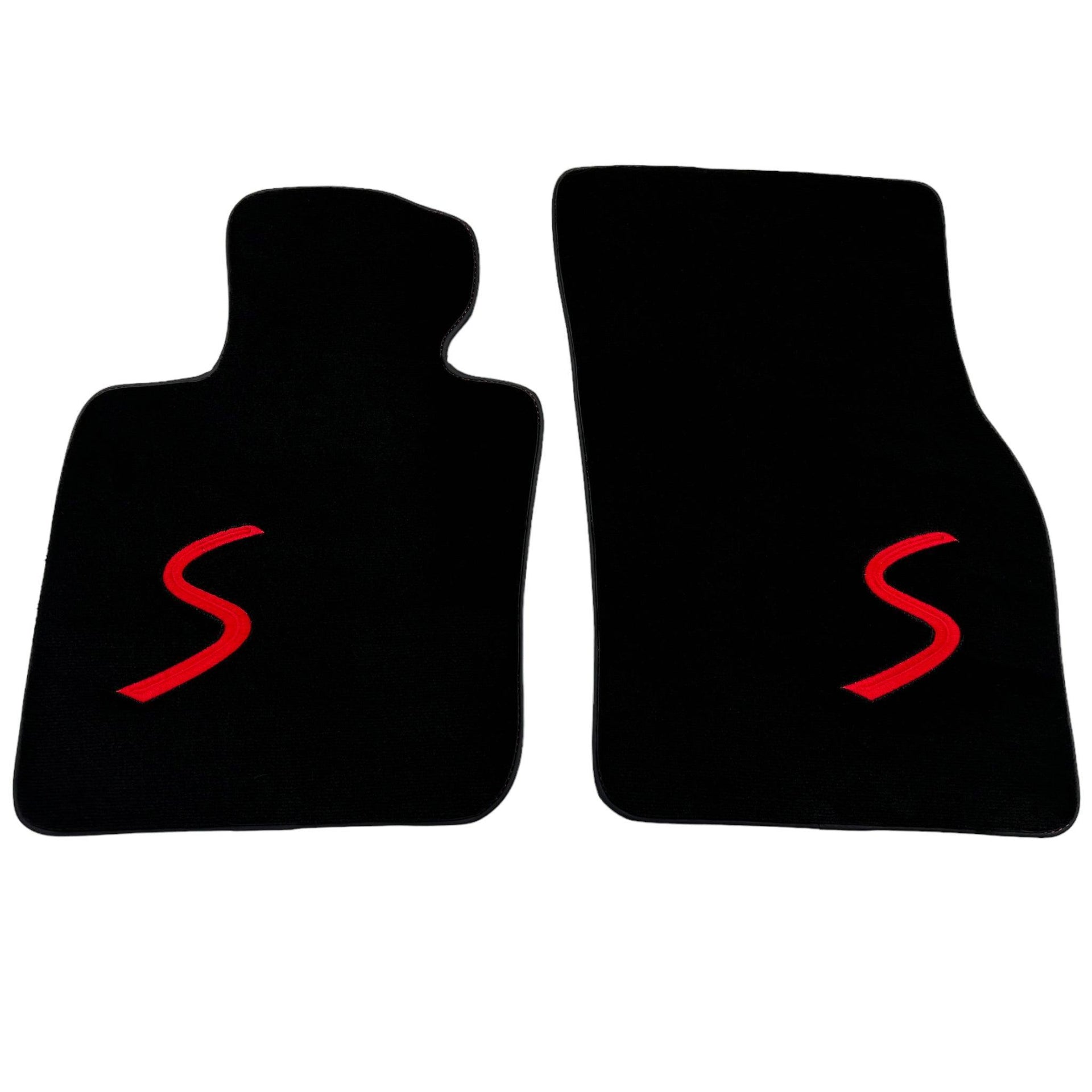 Black Floor Mats for Mini Countryman F60 Hybrid (2020-2023) - AutoWin