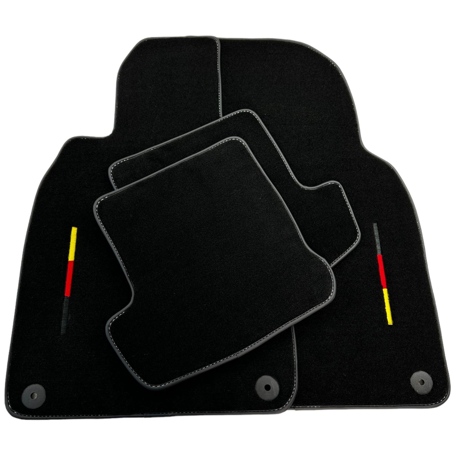 Black Floor Mats for Porsche Taycan (2019-2023) - AutoWin