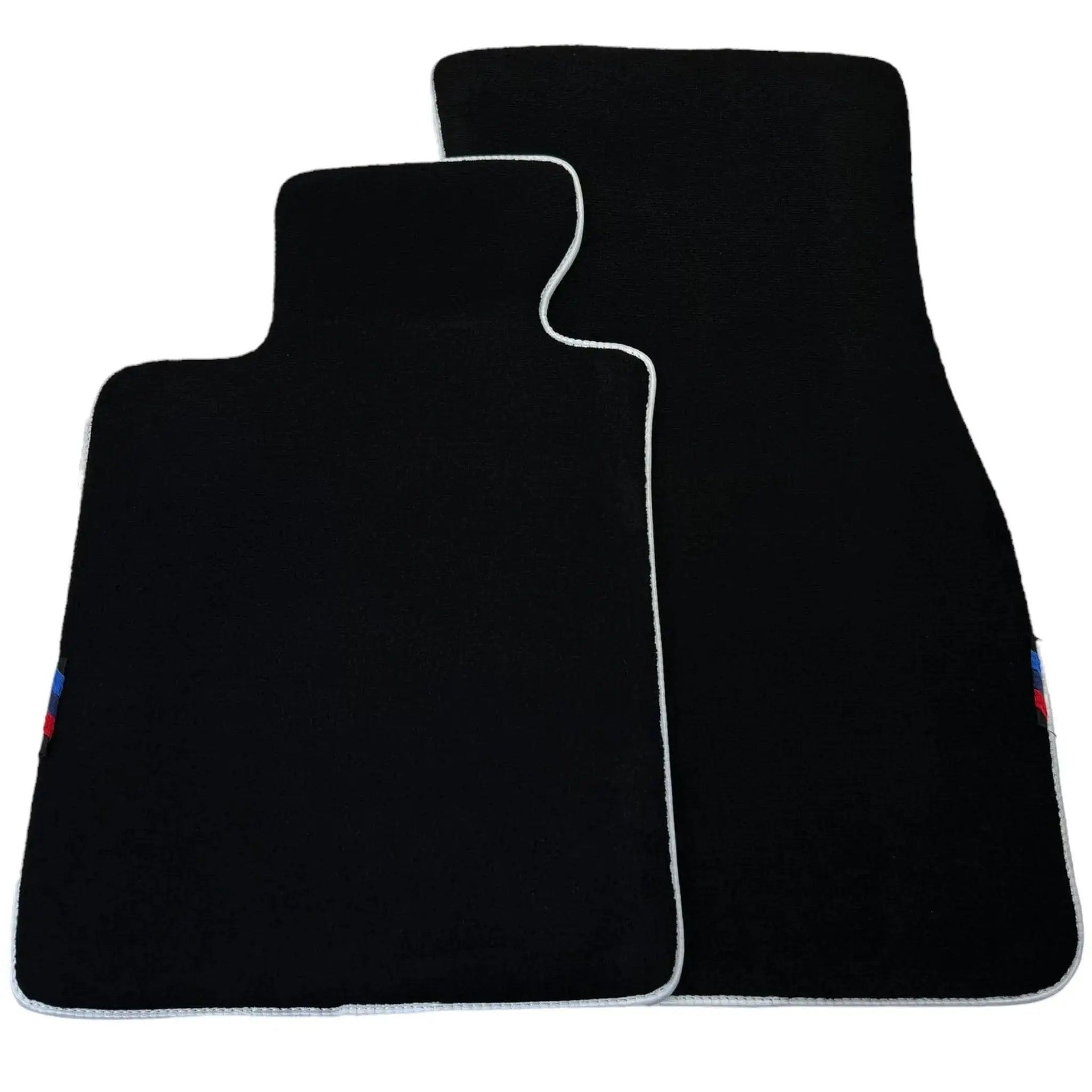 Black Mats For BMW M5 E39 | White Trim - AutoWin