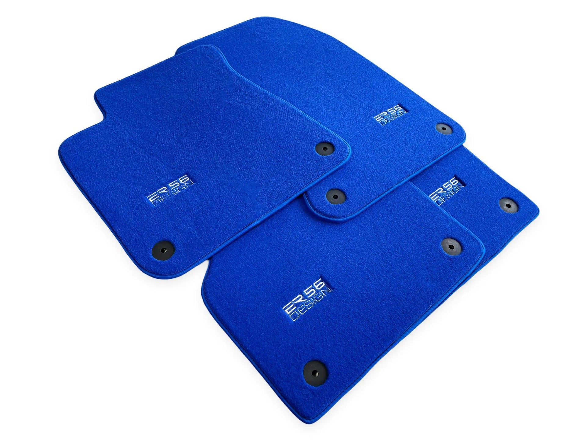 Blue Floor Mats for Audi Q5 FYT Sportback Hybrid (2021-2024) | ER56 Design - AutoWin