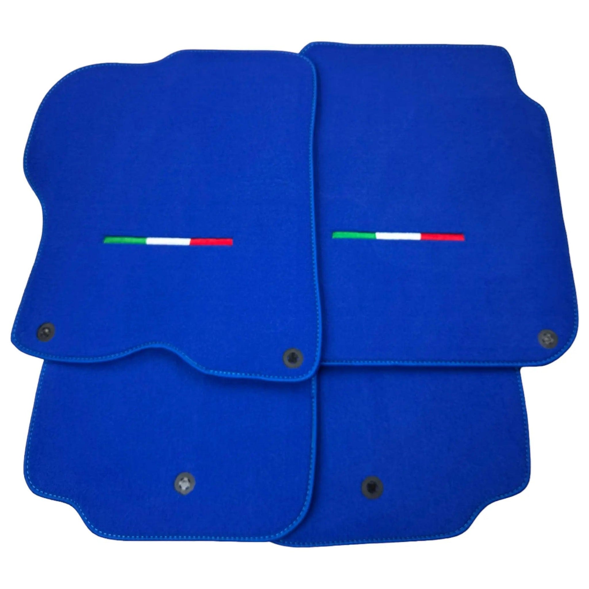 Blue Italian Edition Floor Mats for Ferrari GTC4 Lusso (2016-2023)